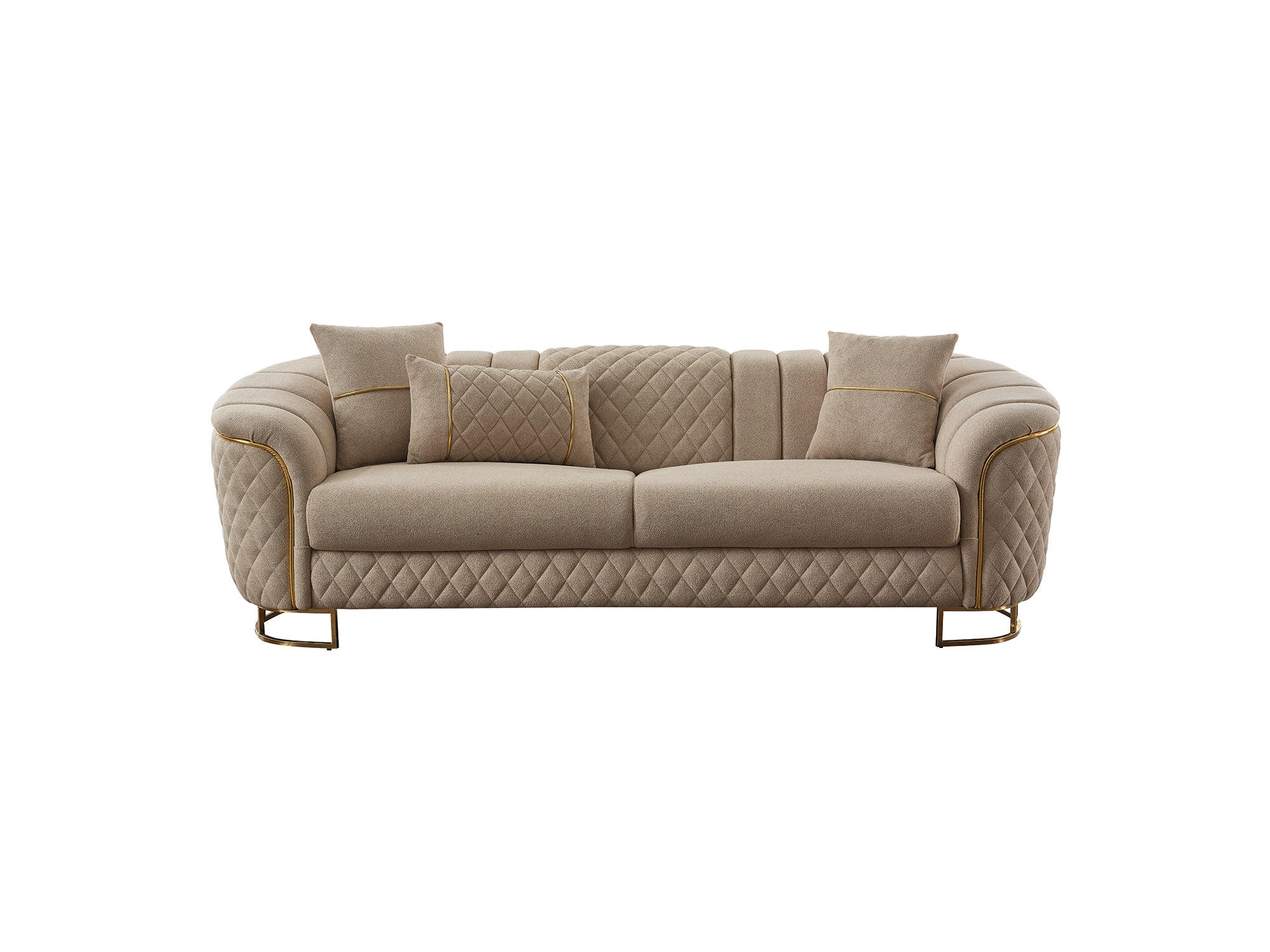 Victoria Stationary Sofa Cream