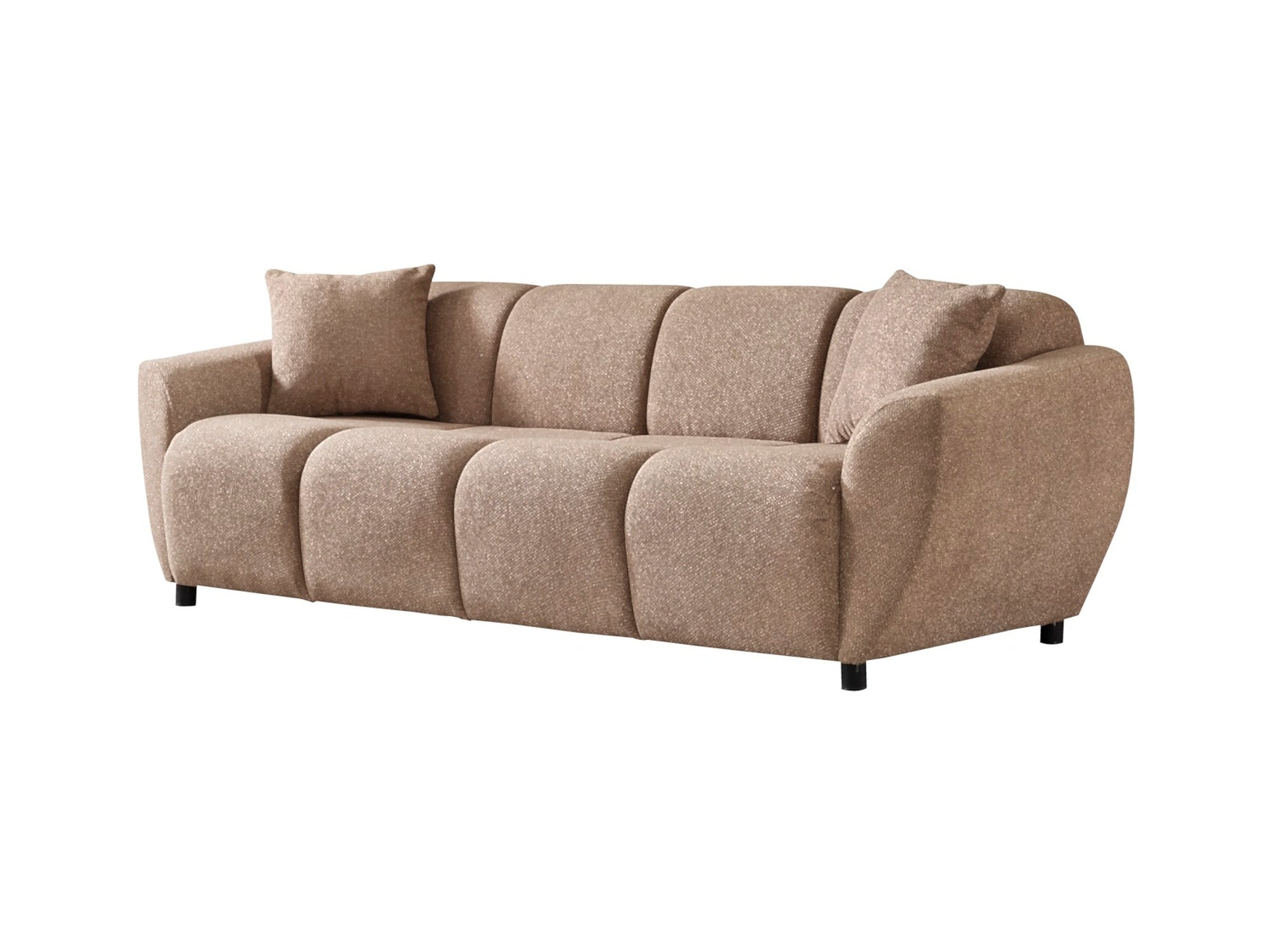 Vizyon Stationary Livingroom Set (2 Sofa & 2 Chair) Brown