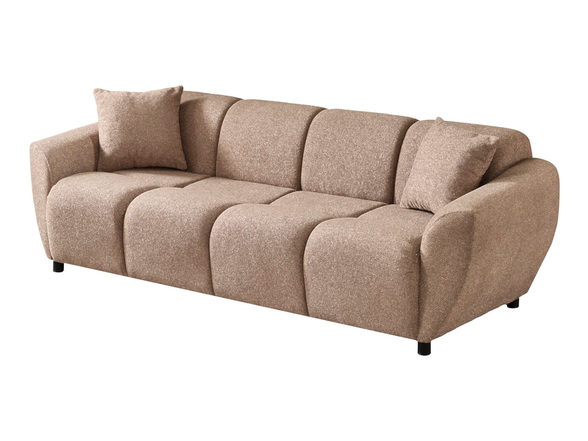 Vizyon Stationary Livingroom Set (2 Sofa & 2 Chair) Brown