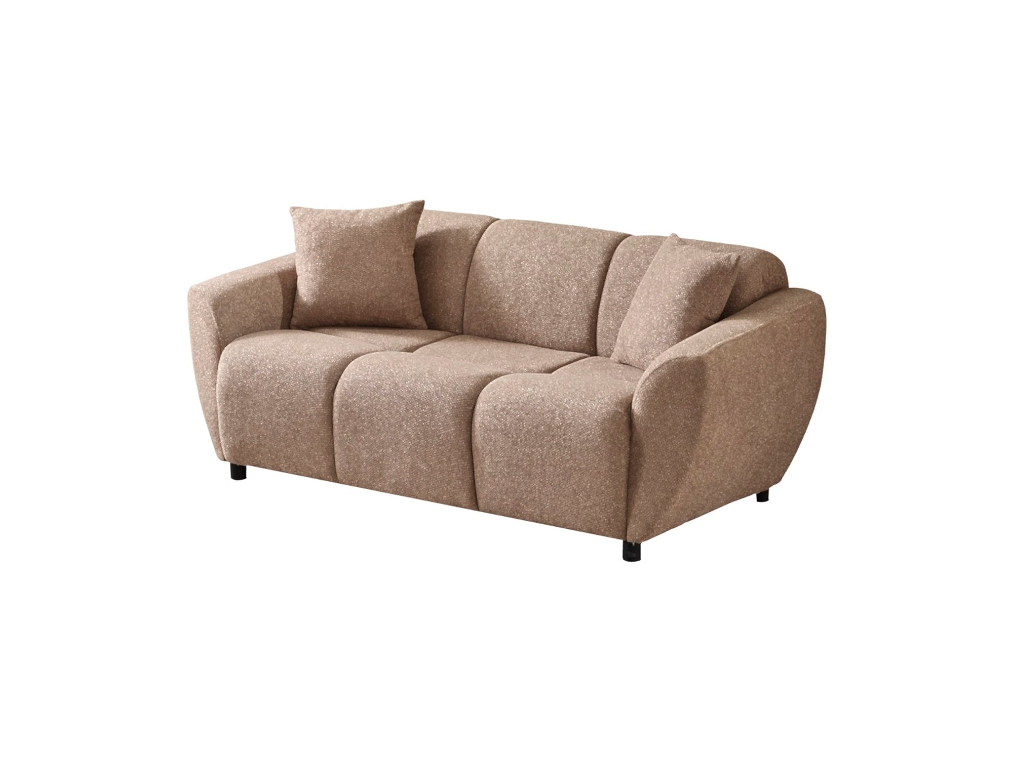 Vizyon Stationary Loveseat Brown