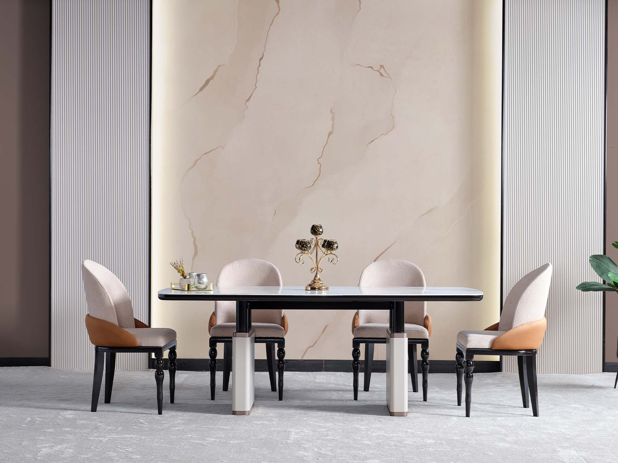 Voyance Diningroom (Dining Table & 6 Dining Chair)