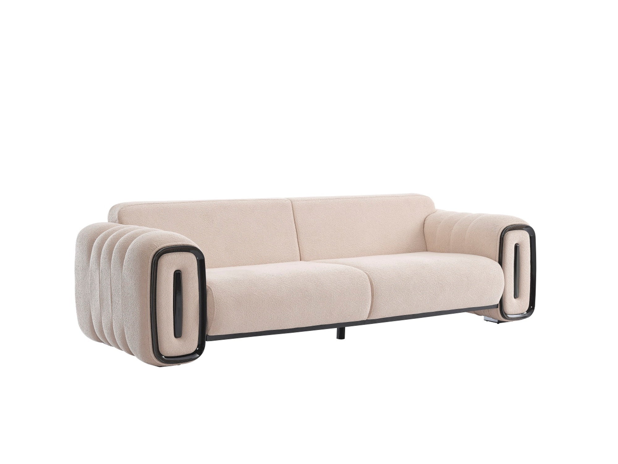Voyance Stationary 4 Seat Sofa Beige