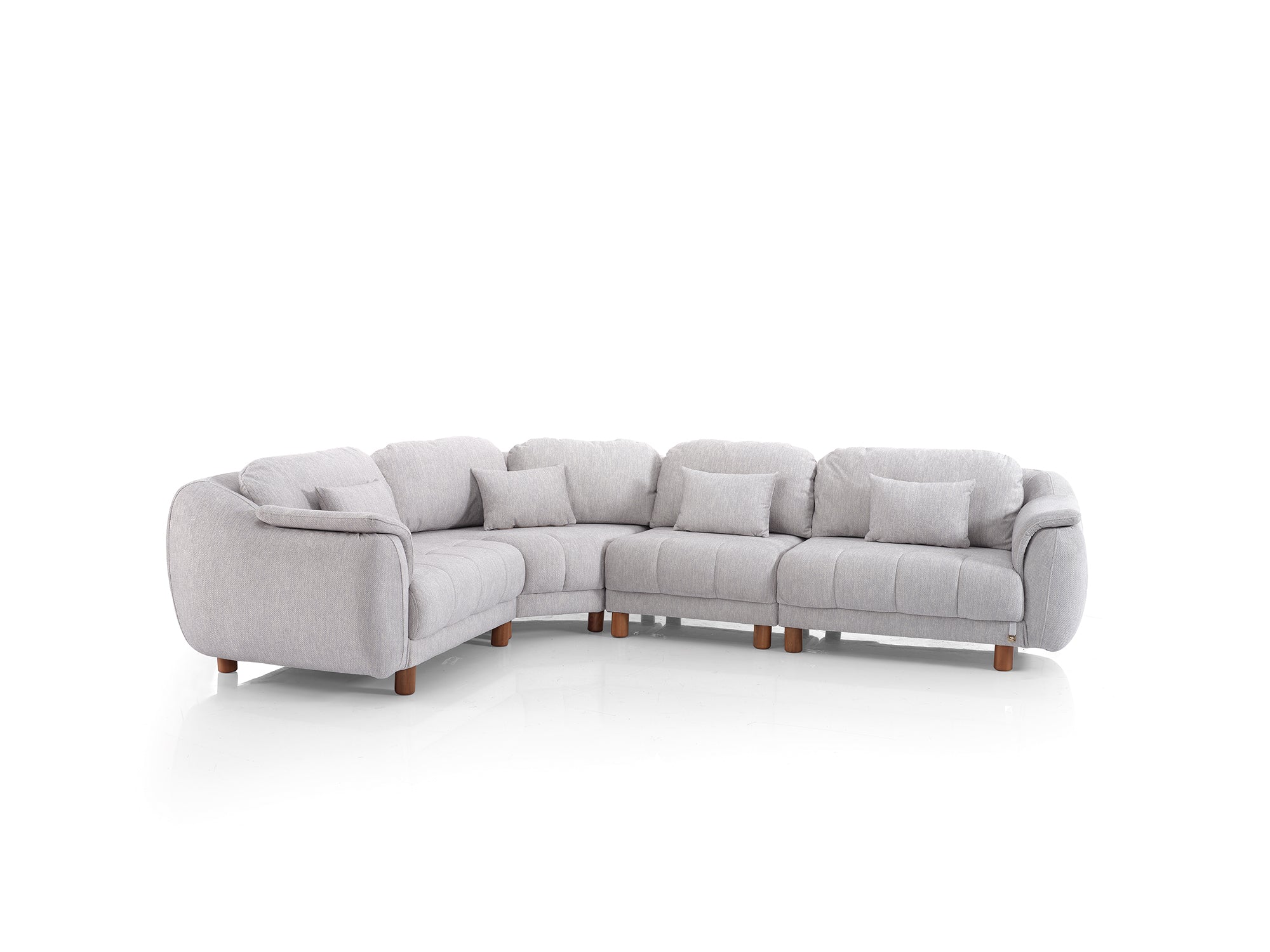 Windy Modular Sectional Sofa Grey