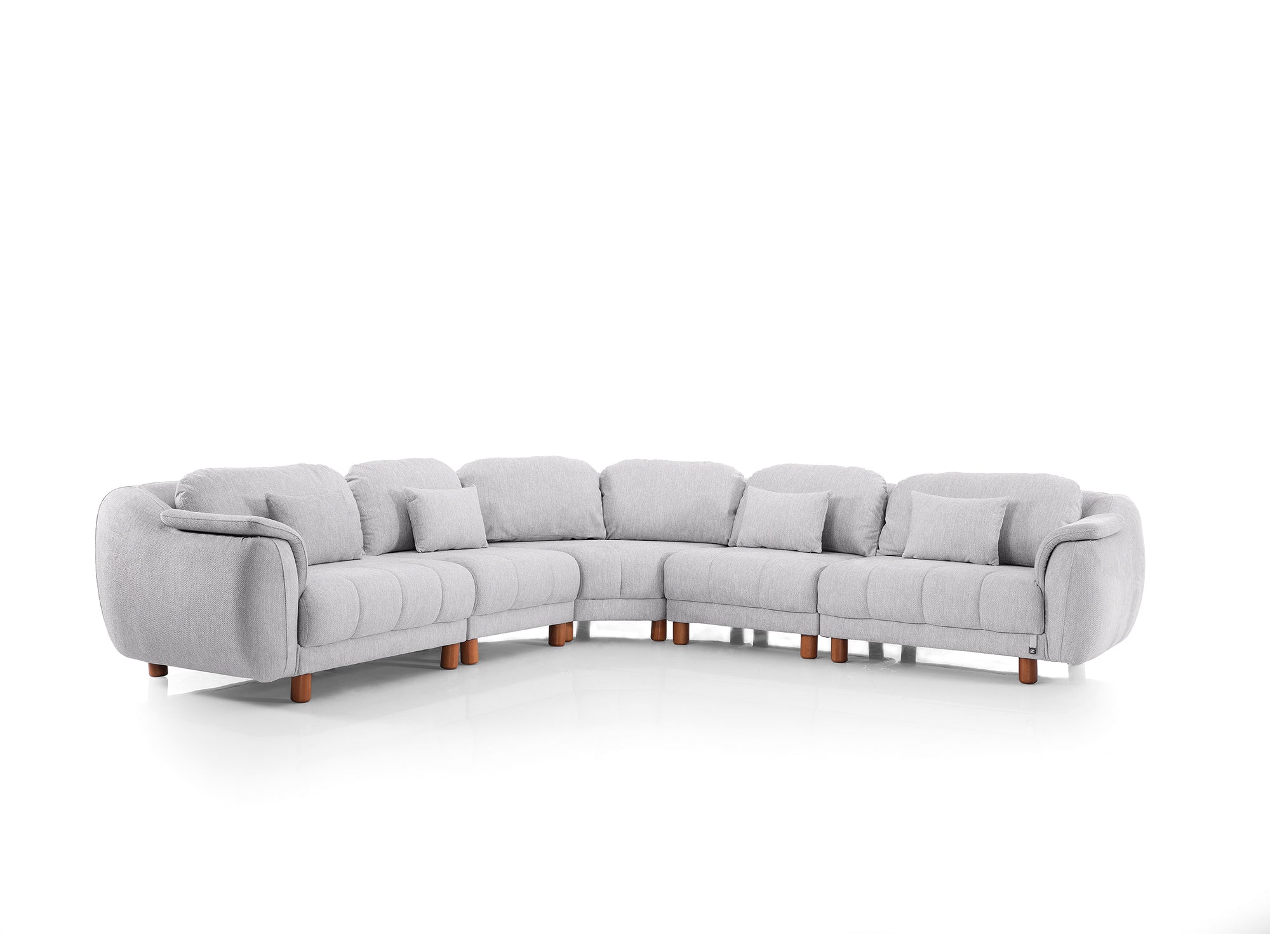 Windy Modular Sectional Sofa Grey