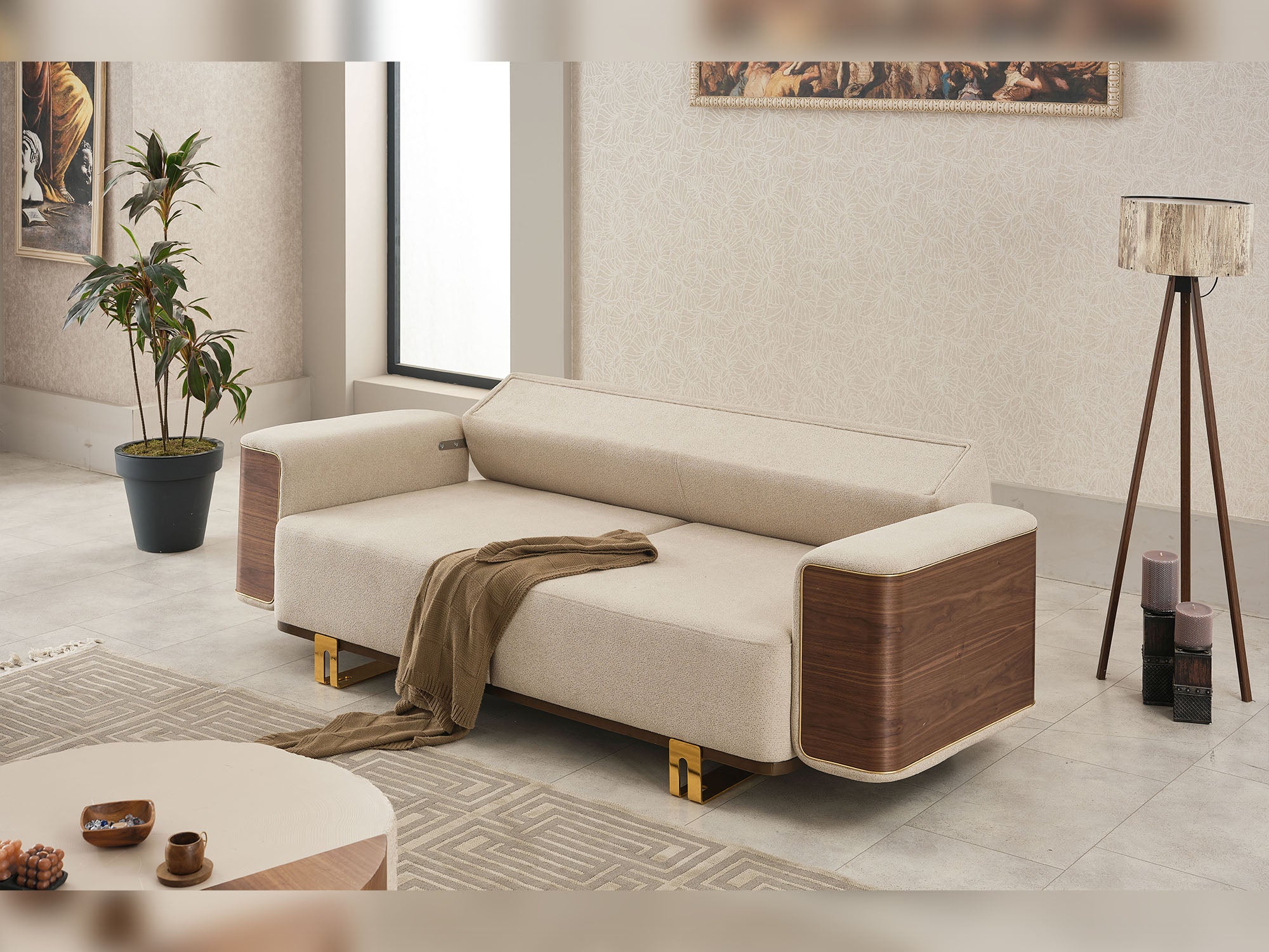 Wolker Convertible Sofa