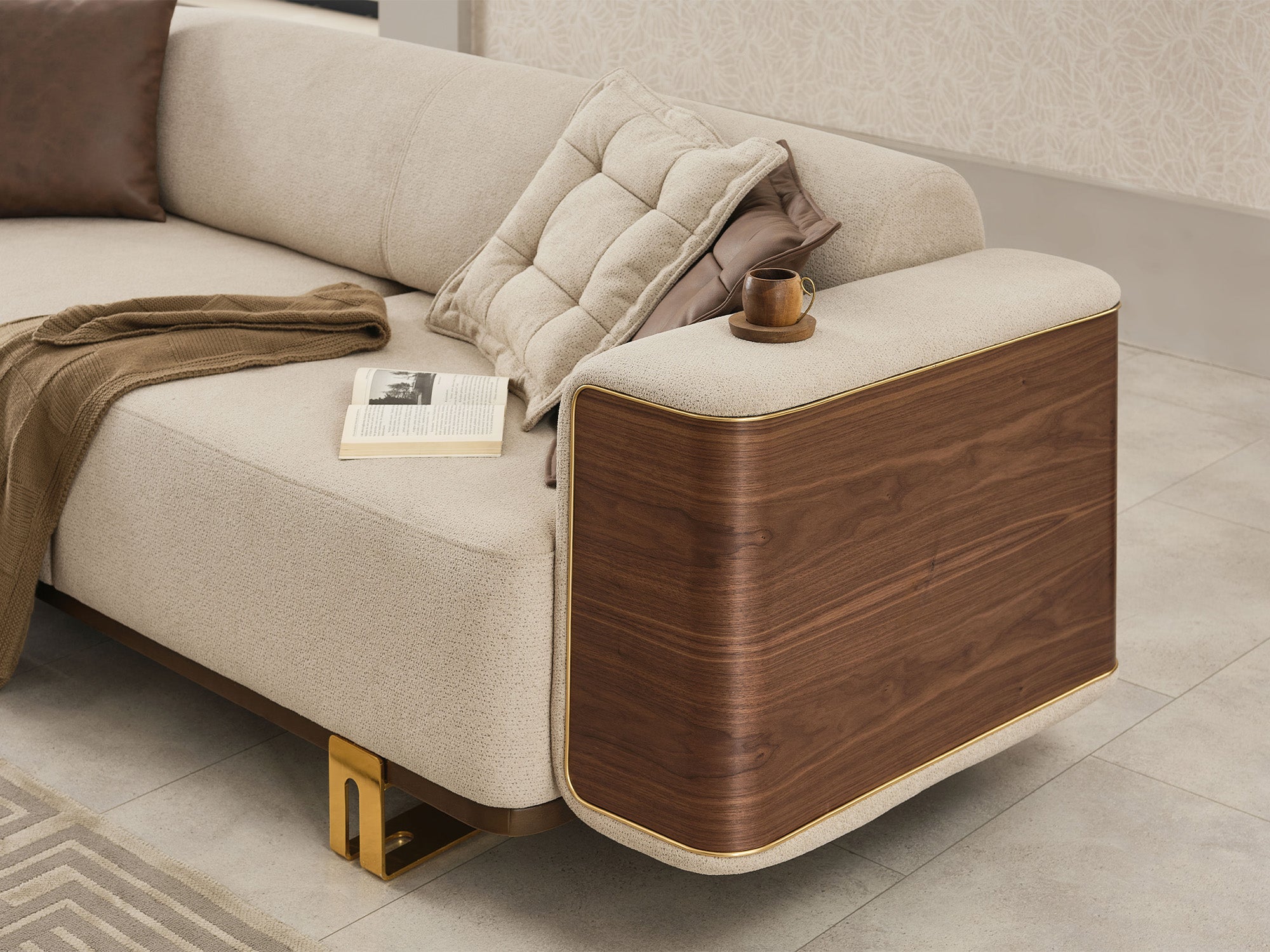 Wolker Convertible Sofa