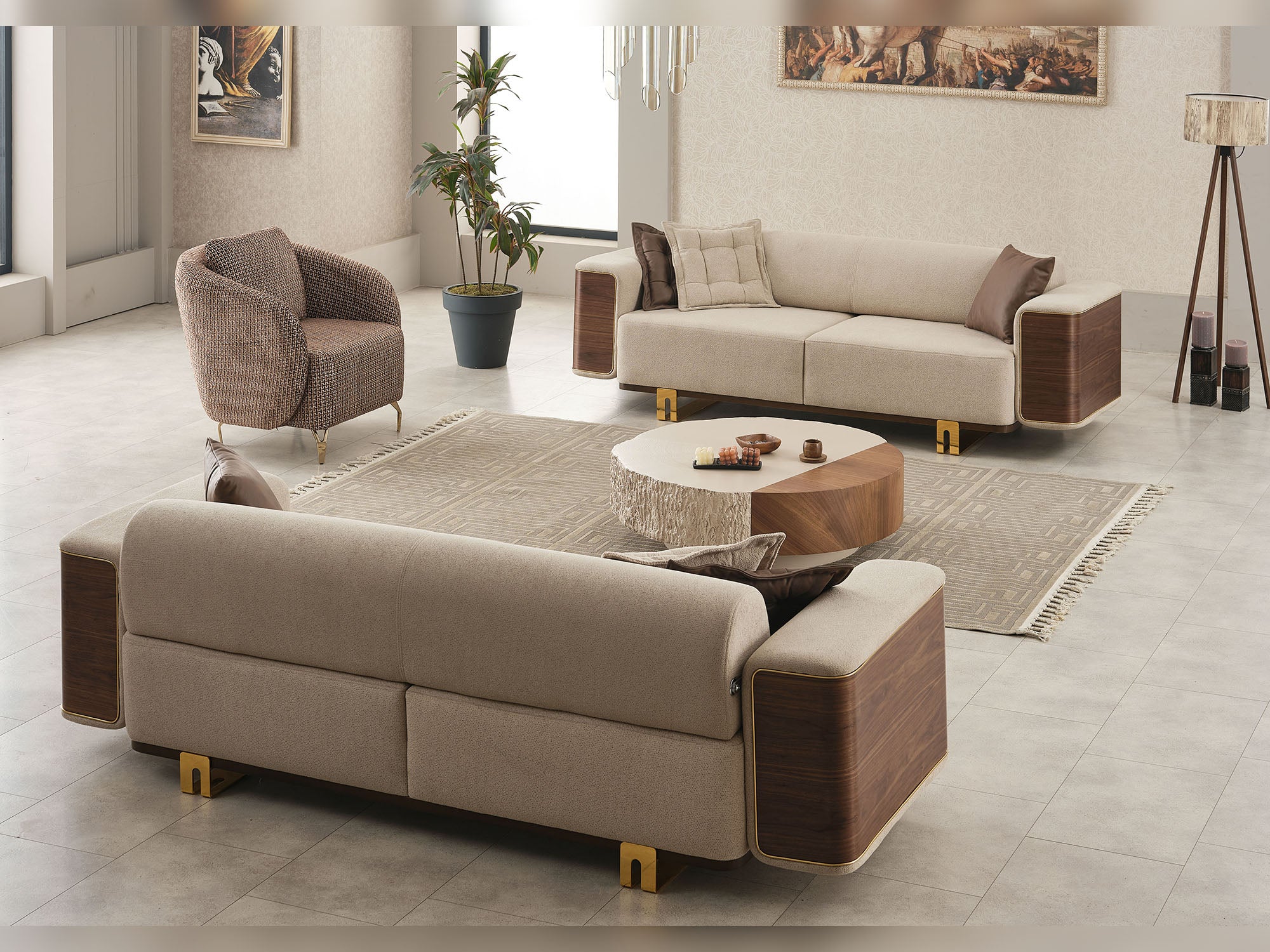 Wolker Convertible Sofa
