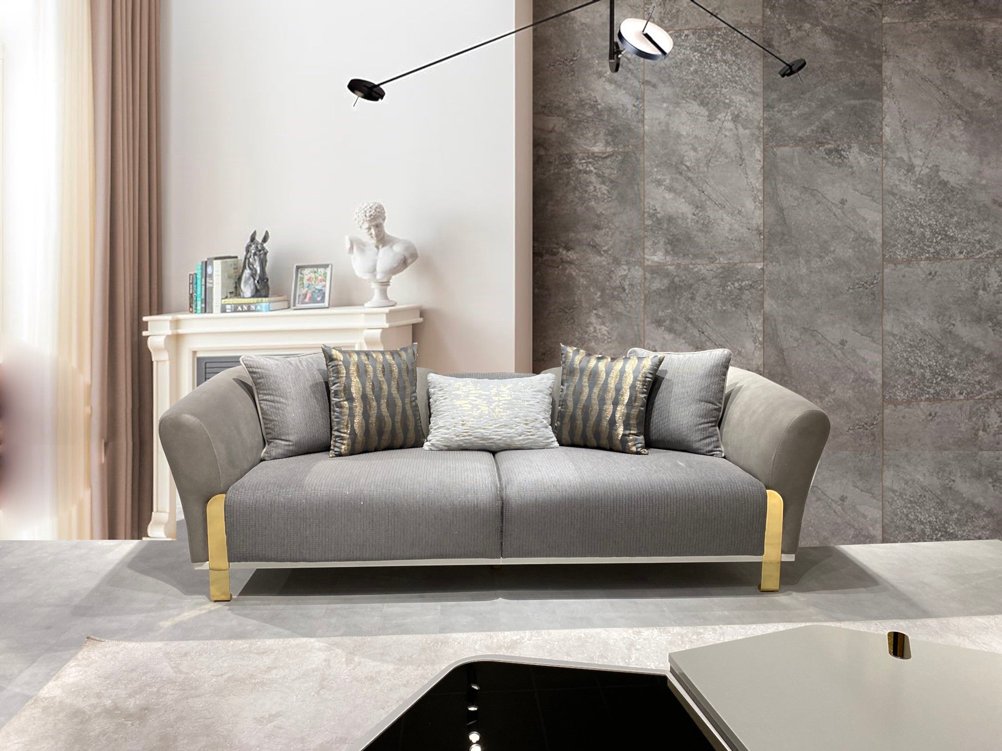 Zurich Stationary Livingroom Set (2 Sofa & 2 Chair)
