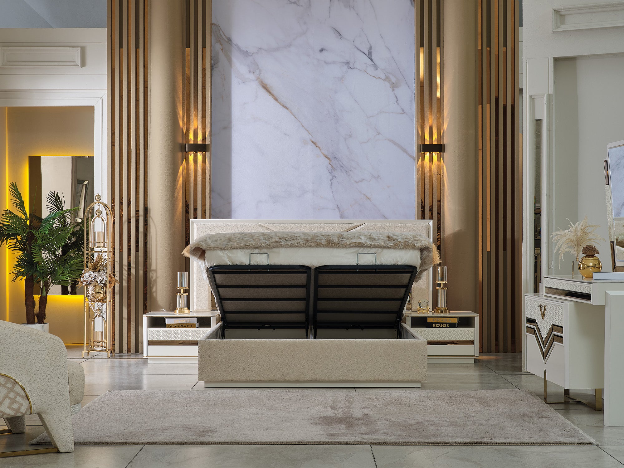 Zen Bed Frame With Headboard