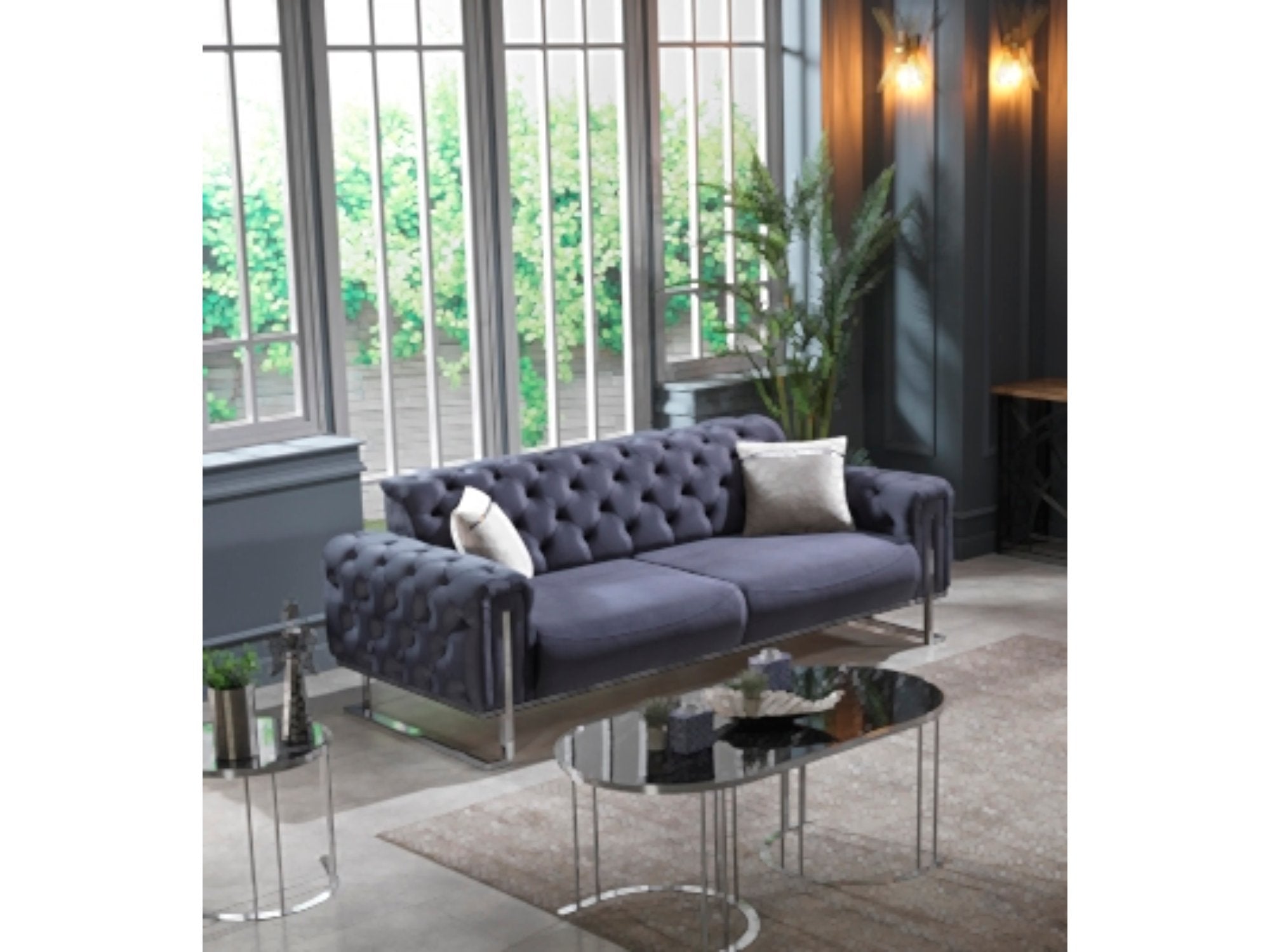 Ares Convertible Livingroom Set (2 Sofa & 2 Chair)