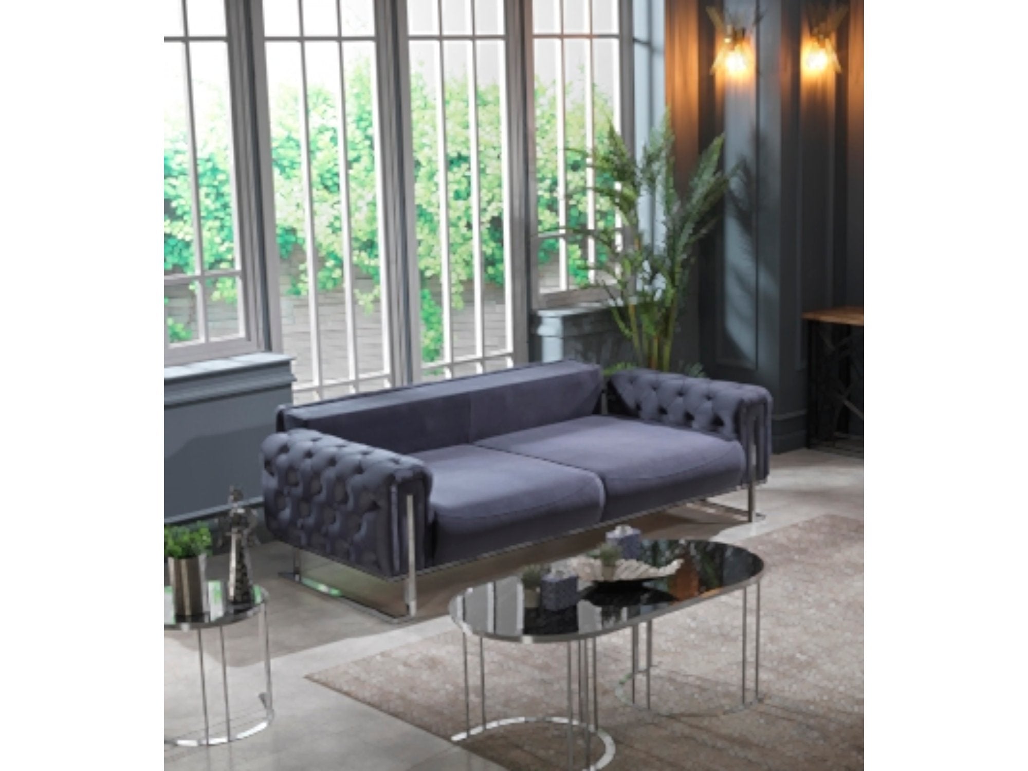 Ares Convertible Livingroom Set (2 Sofa & 2 Chair)