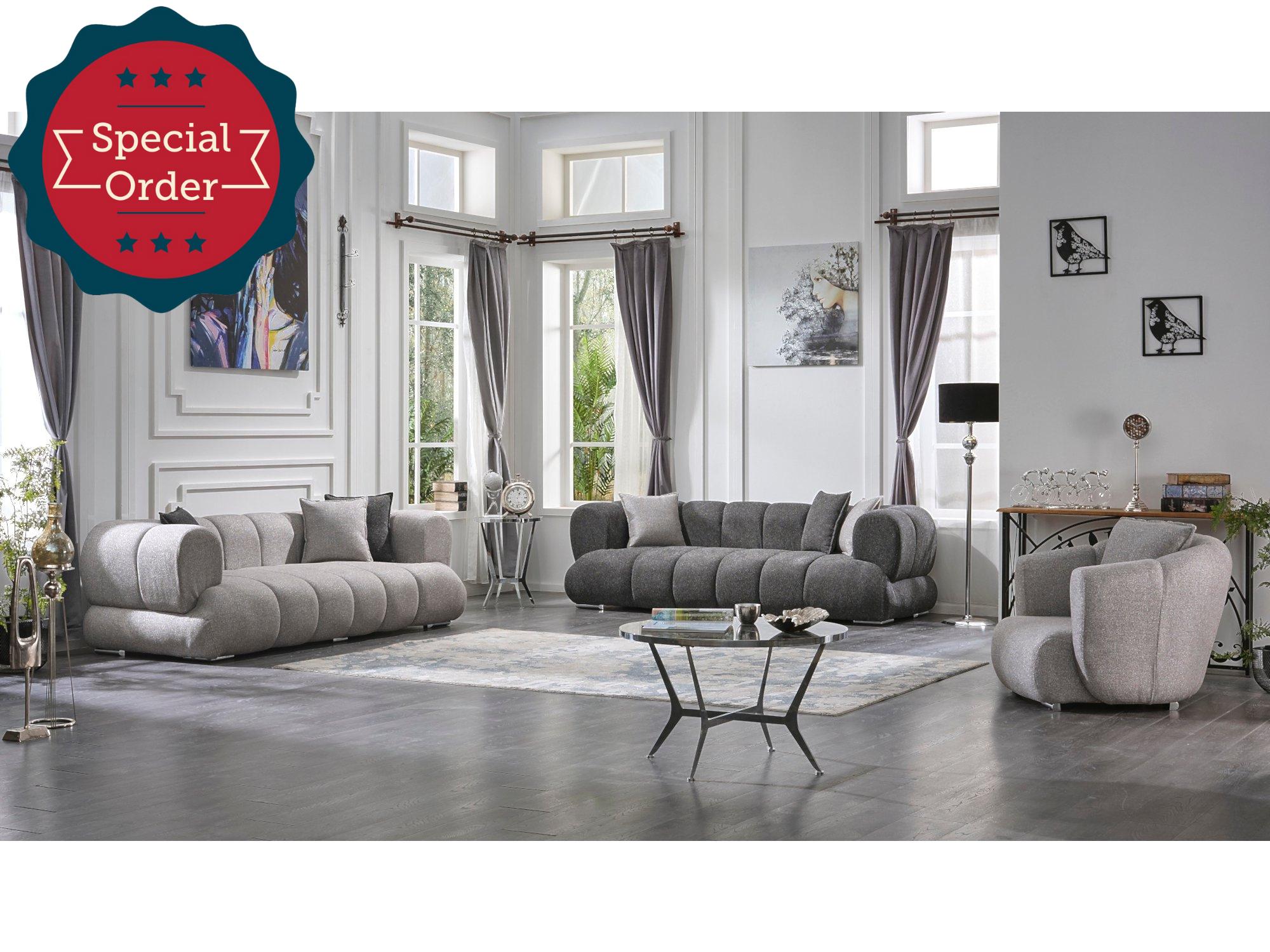 Artur Stationary Livingroom Set (2 Sofa & 2 Chair)