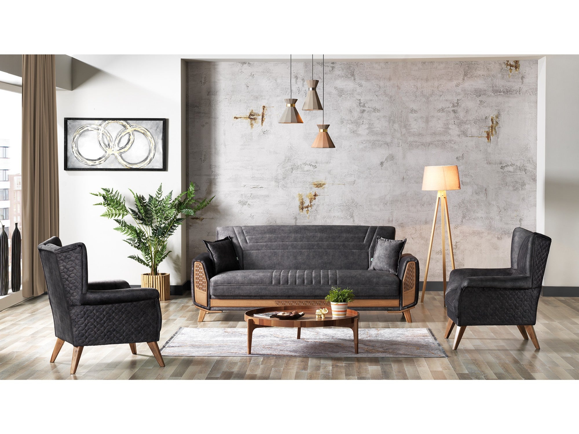 Barbaros Convertible Sofa