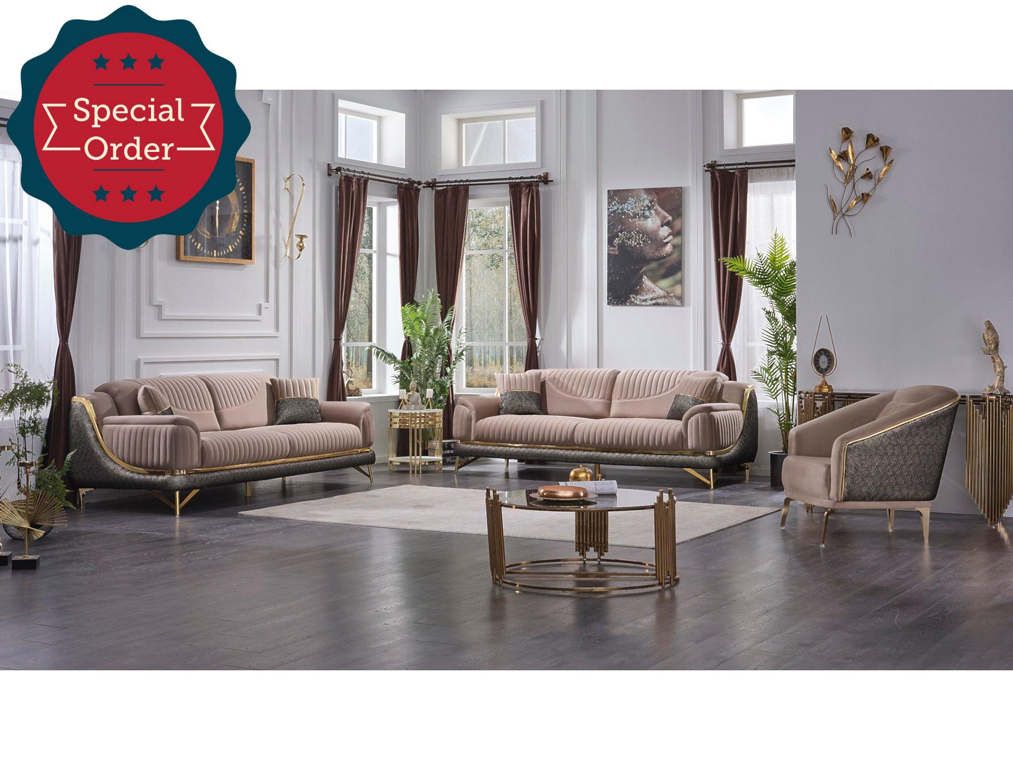 Bella Convertible Livingroom Set (2 Sofa & 2 Chair)