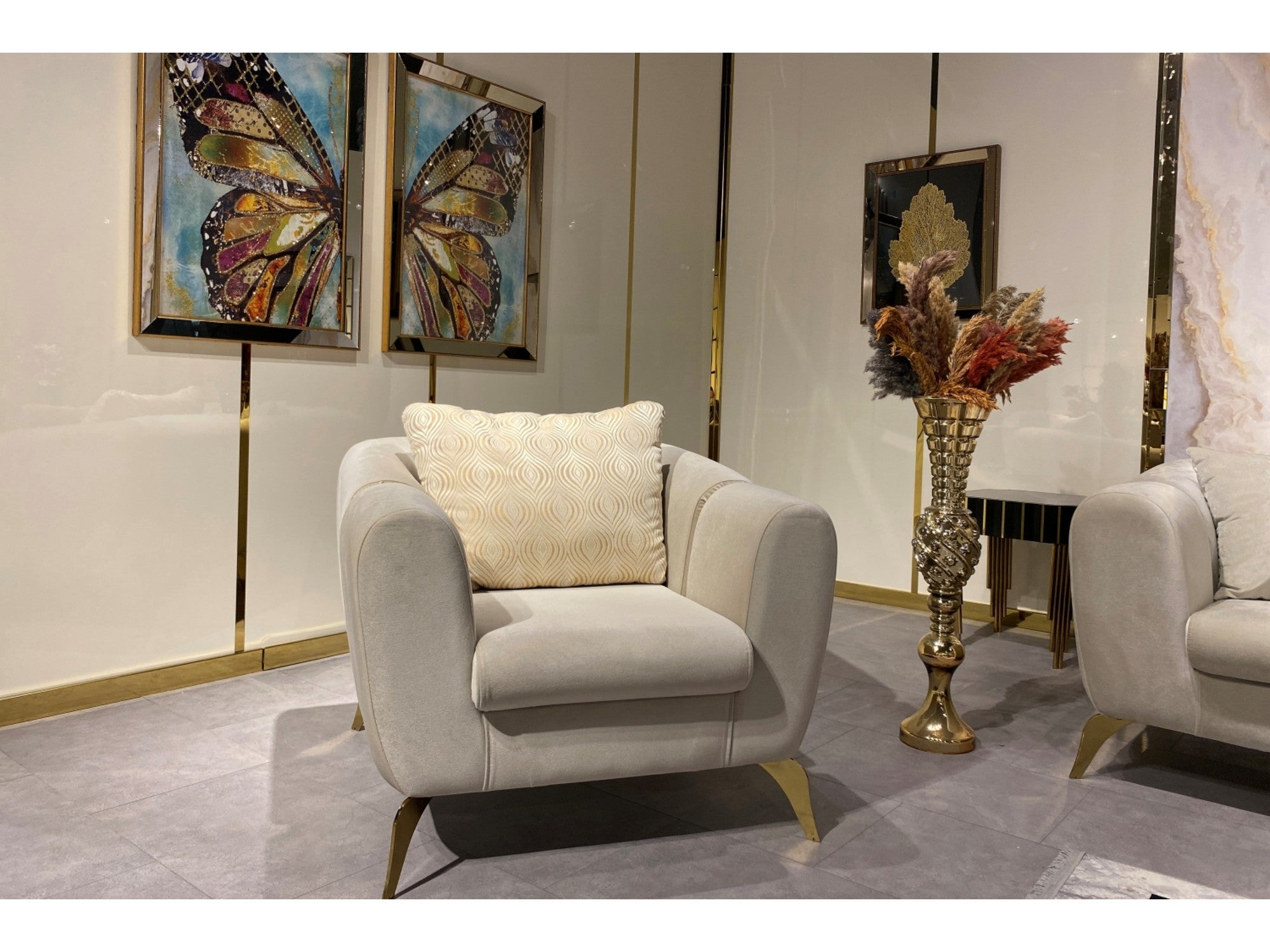 Boss Stationary Livingroom Set (2 Sofa & 2 Chair)