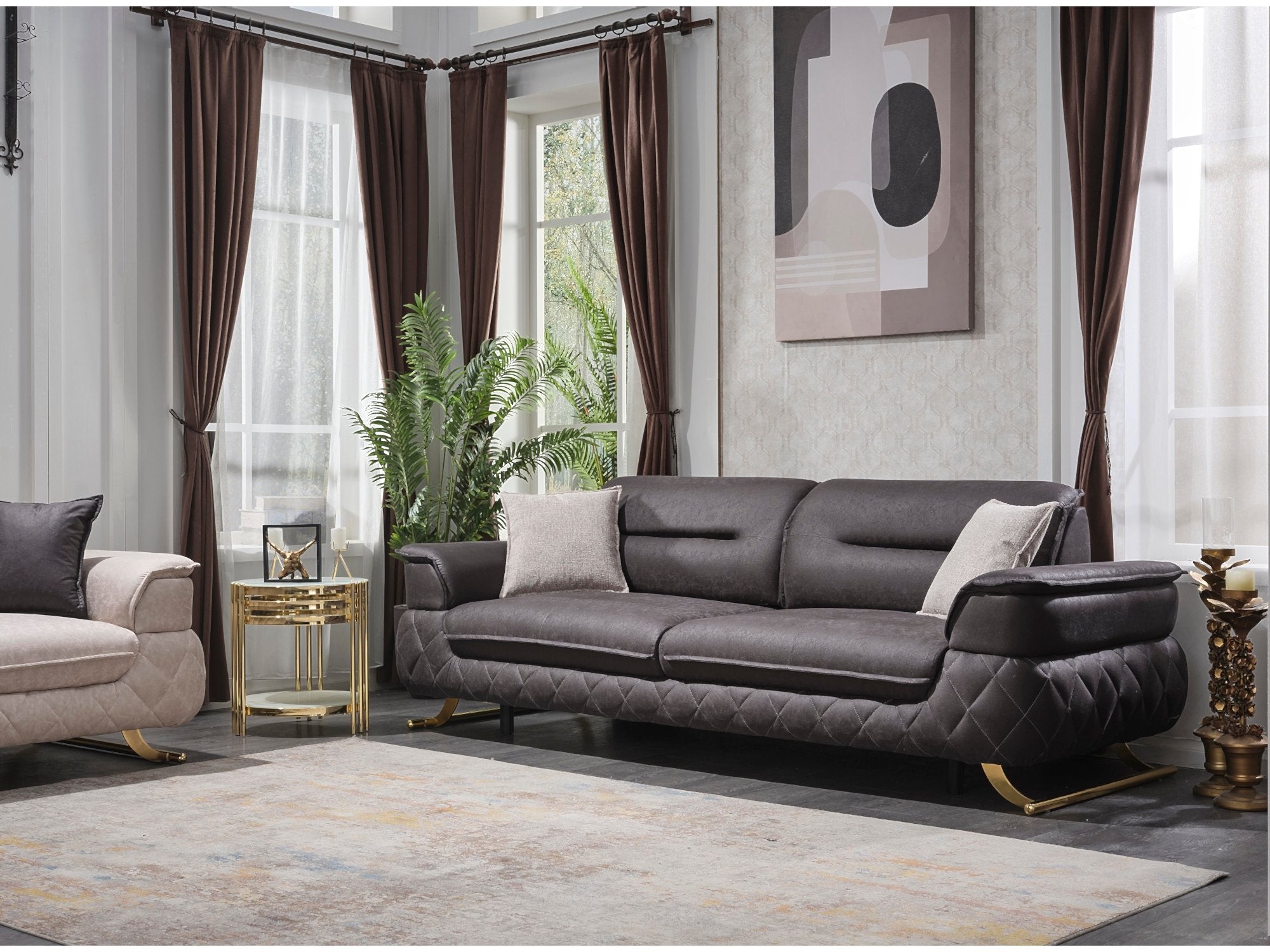 Boyd Convertible Livingroom Set (2 Sofa & 2 Chair)