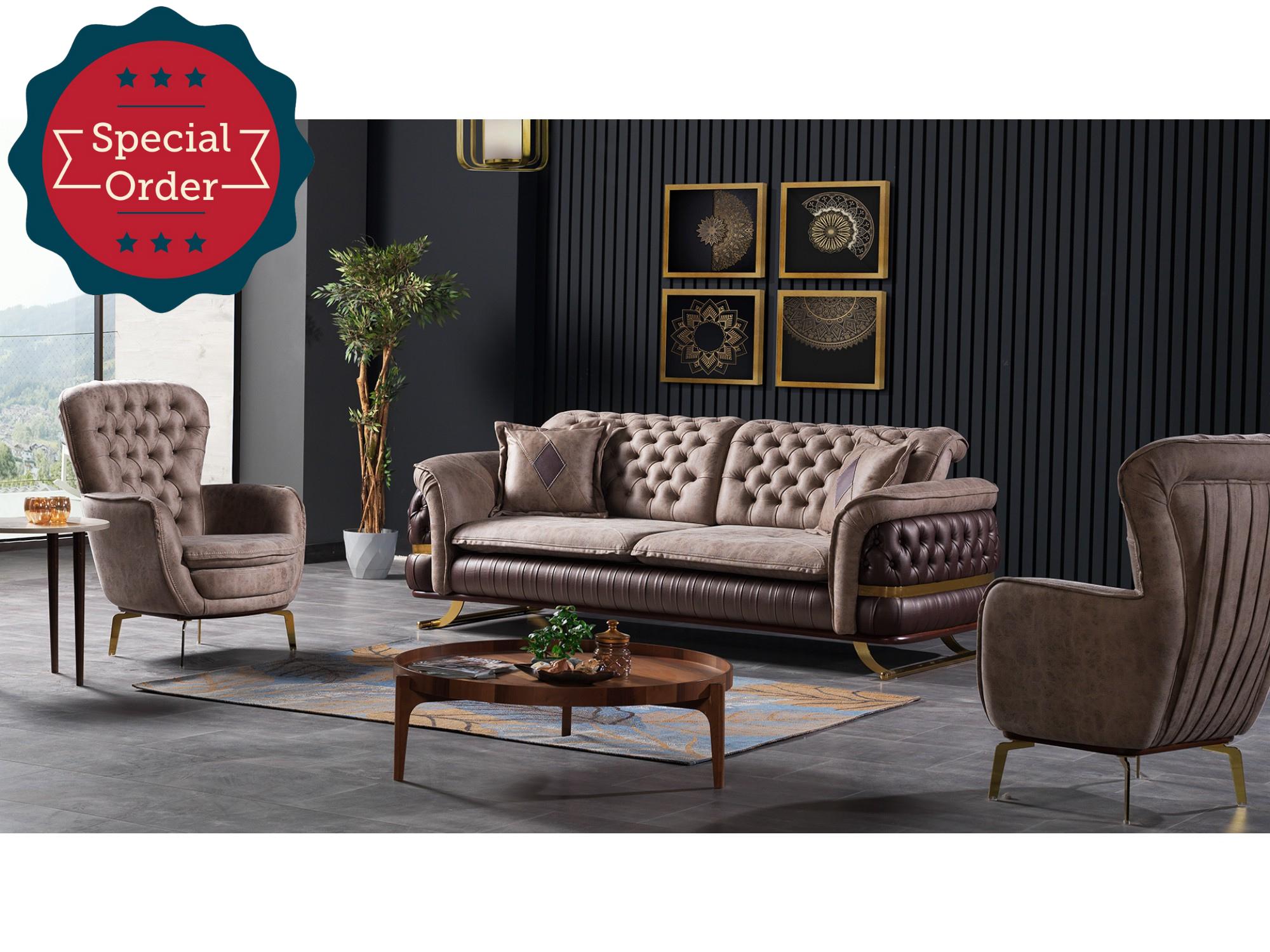 Bravo Convertible Livingroom Set (2 Sofa & 2 Chair)