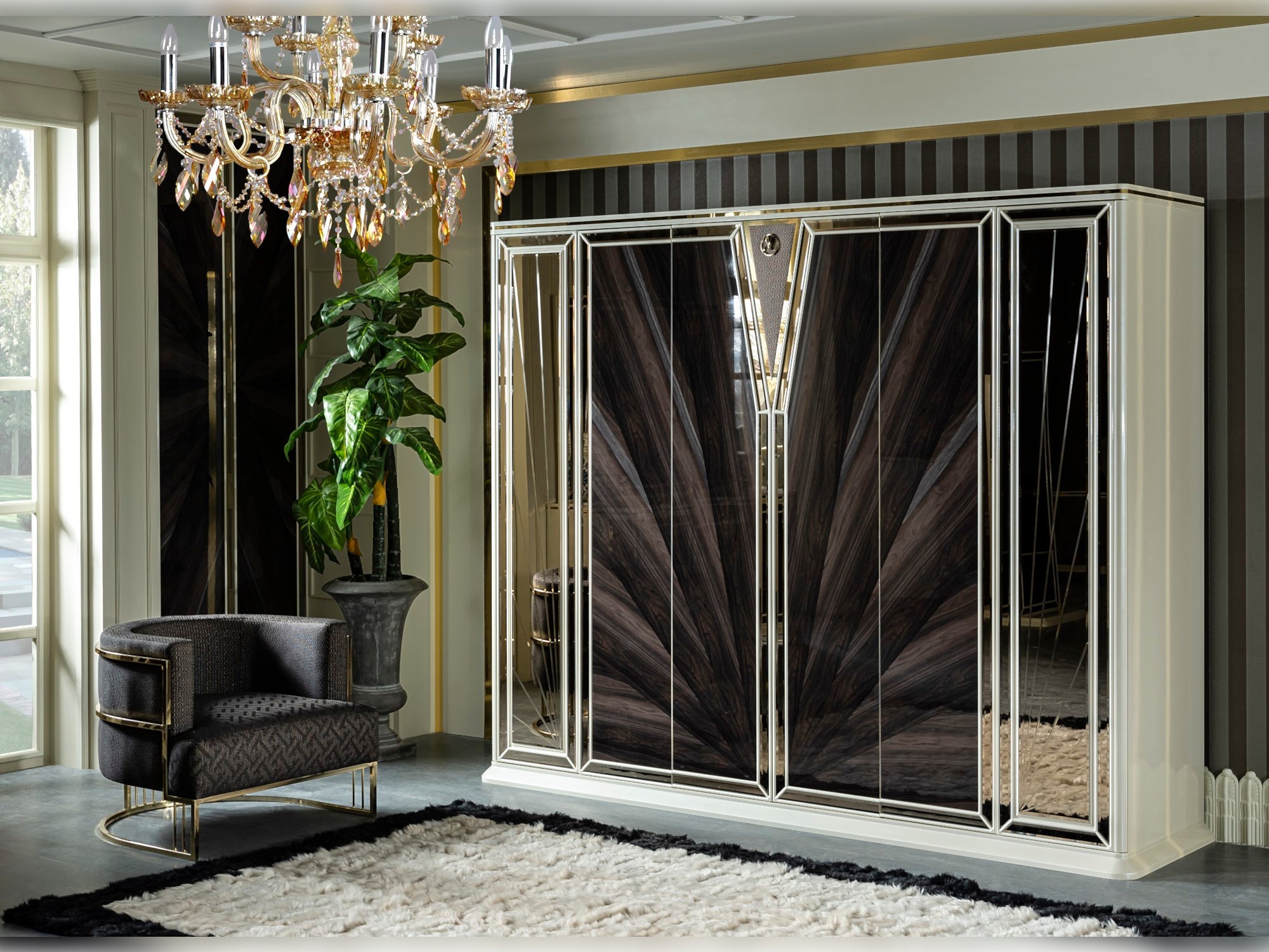 Bugatti 6 Doors Wardrobe