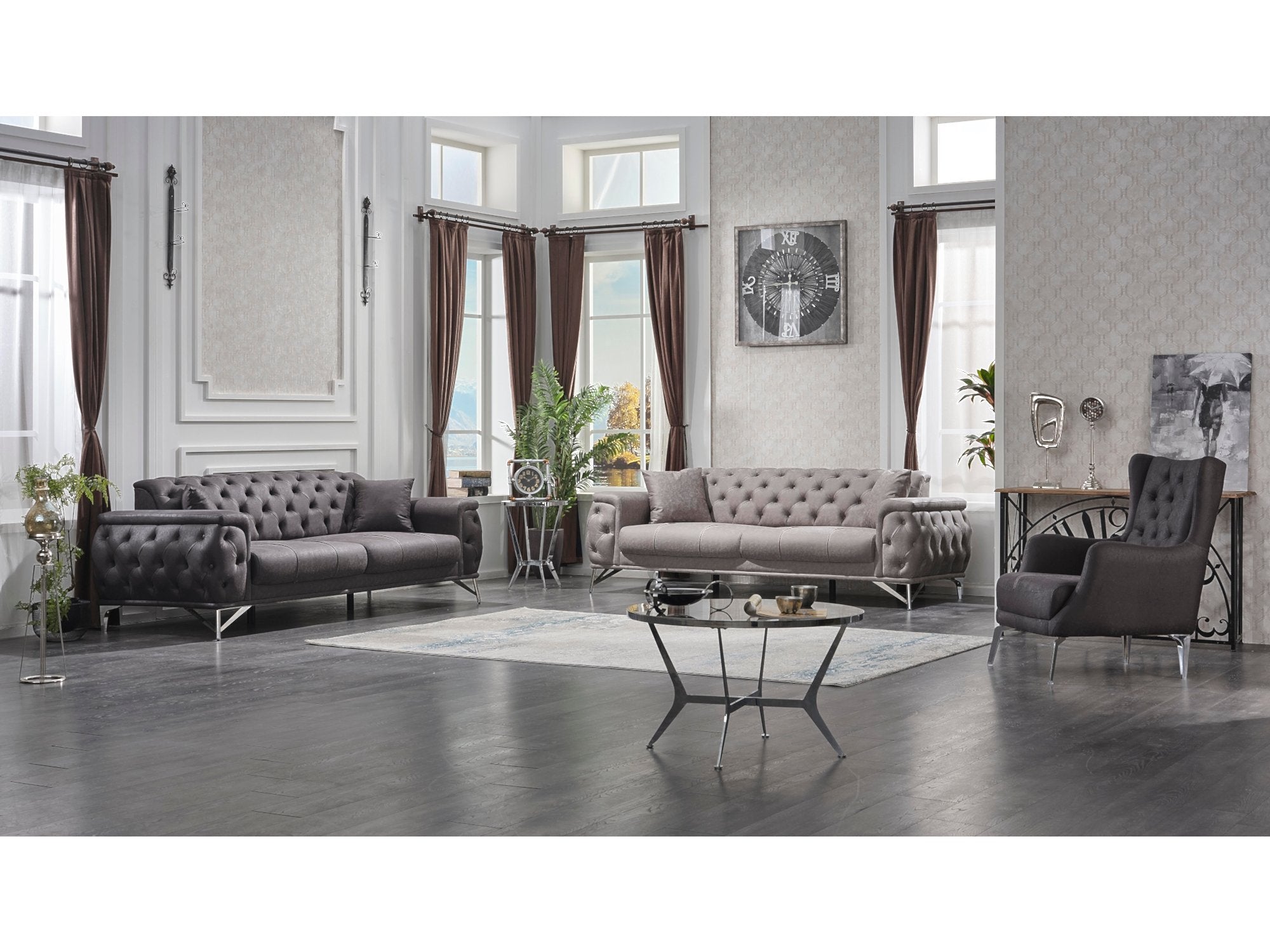 Costa Convertible Livingroom Set (2 Sofa & 2 Chair)
