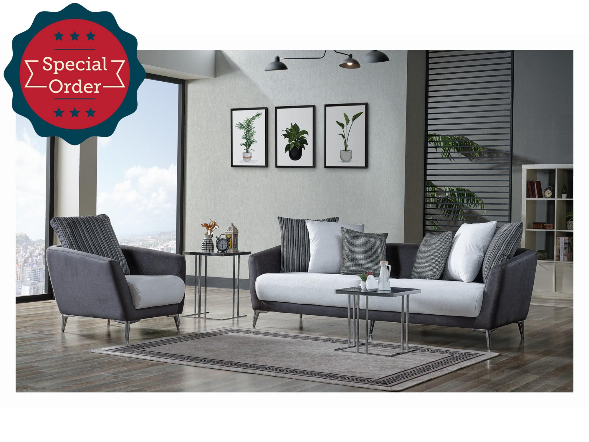 Dolunay Stationary Livingroom Set (2 Sofa & 2 Chair)