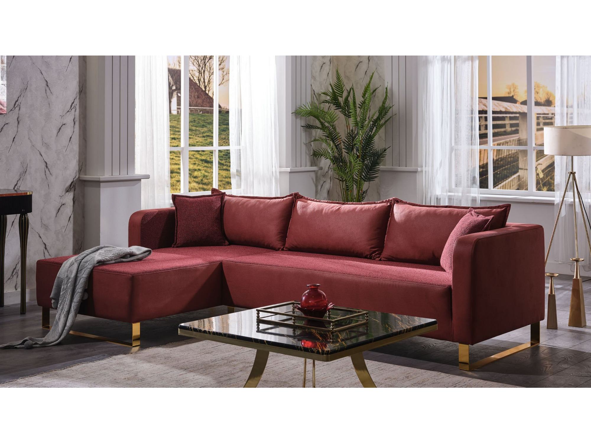 Dora Stationary Sectional