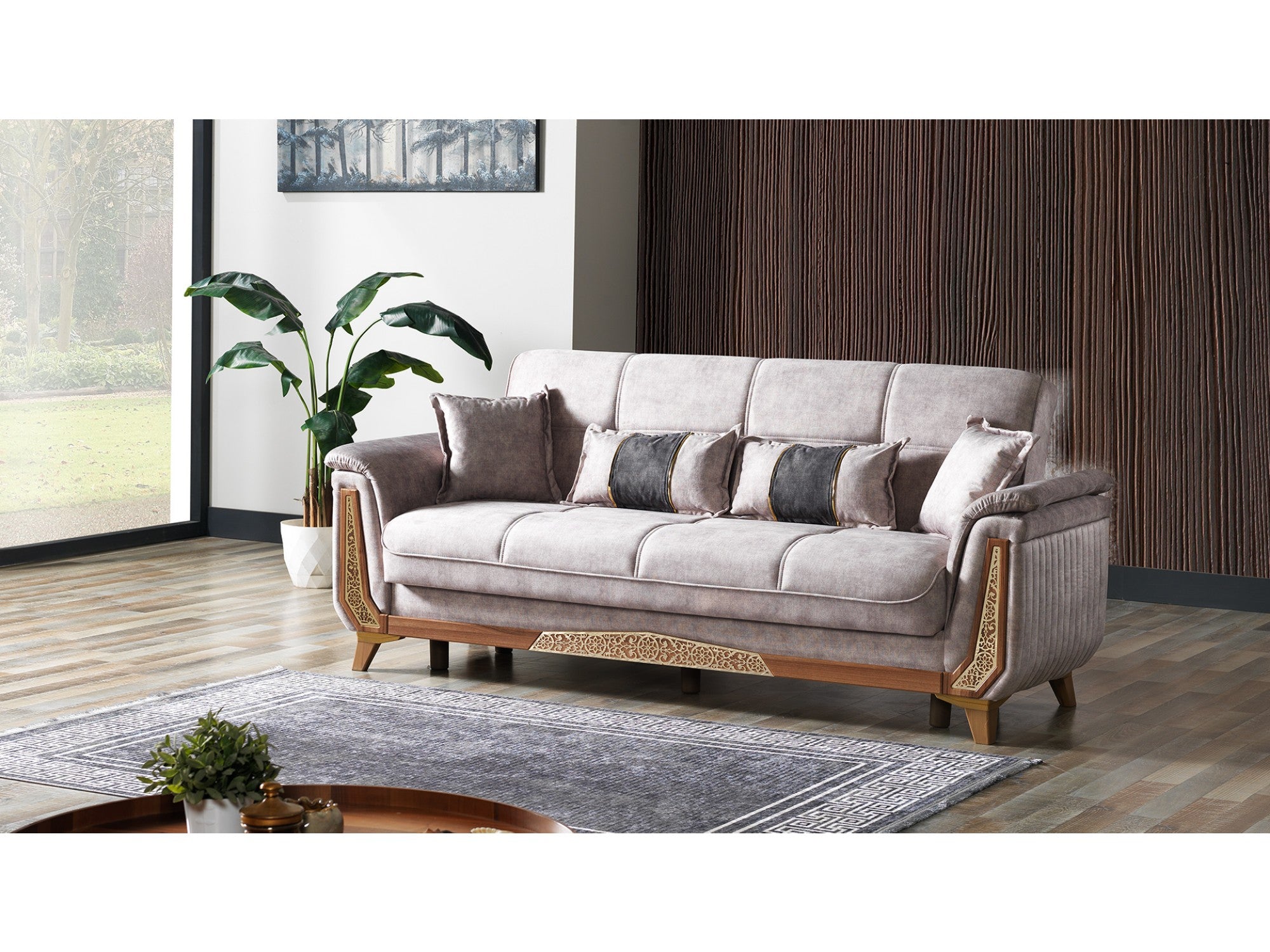 Efes Convertible Livingroom Set (2 Sofa & 2 Chair)