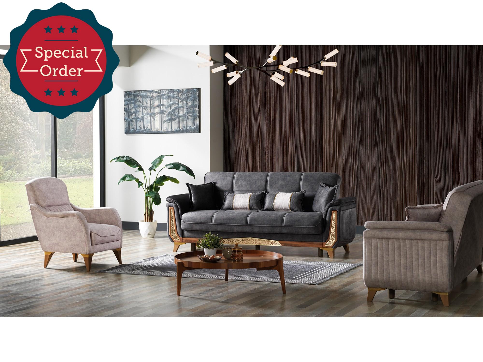 Efes Convertible Livingroom Set (2 Sofa & 2 Chair)