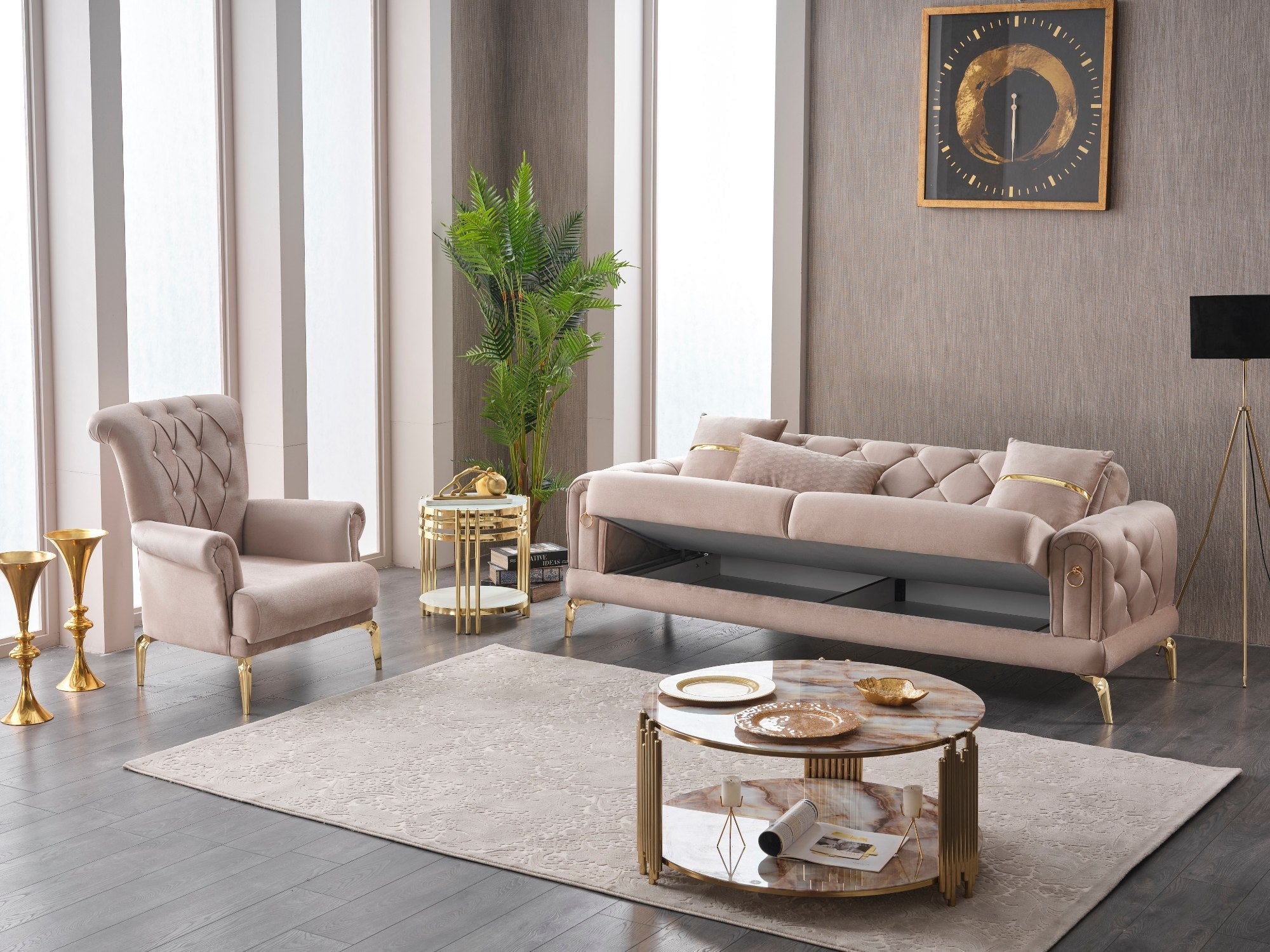 Elitra Convertible Sofa