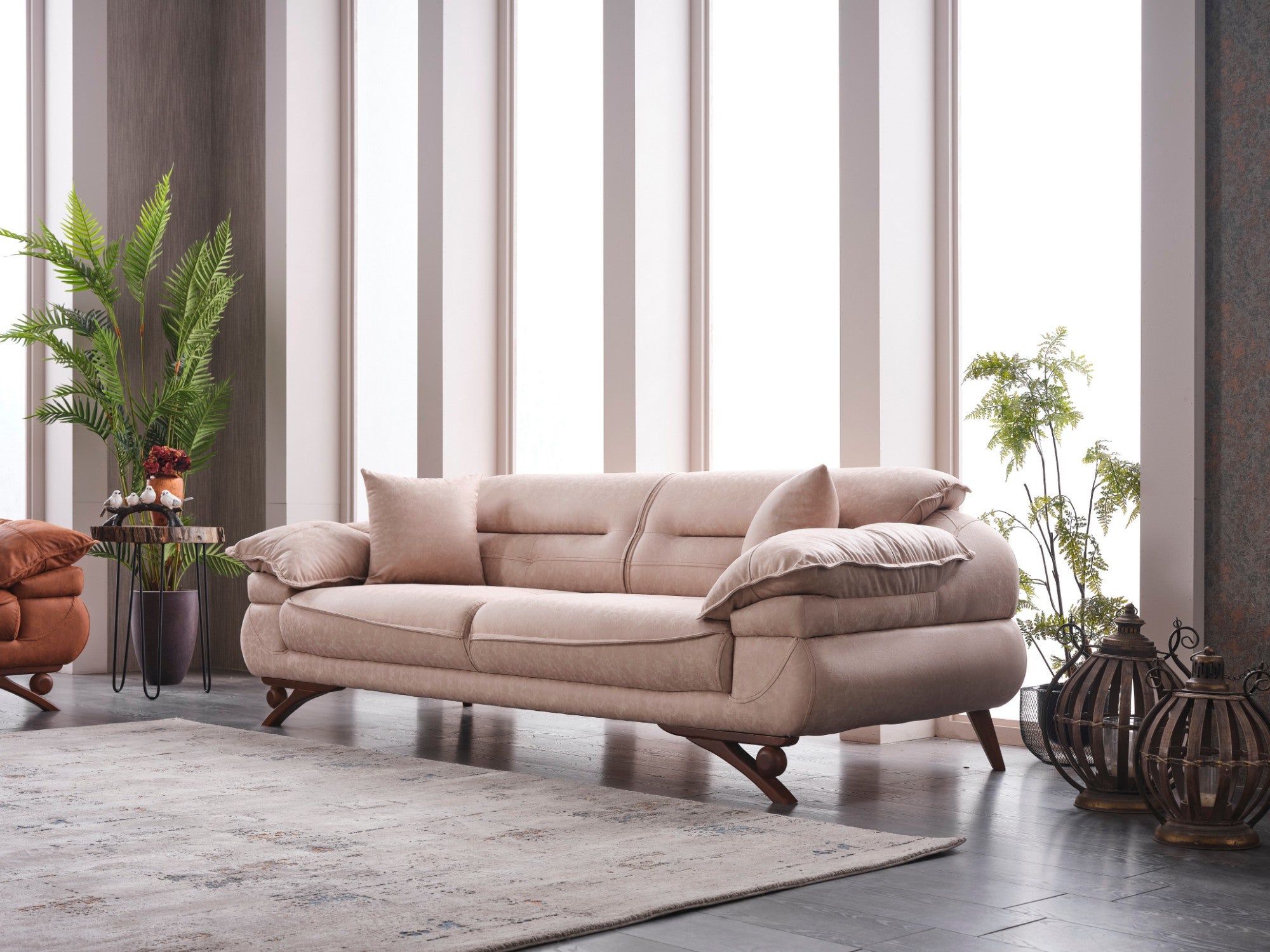 Florya Convertible Livingroom Set (2 Sofa & 2 Chair)