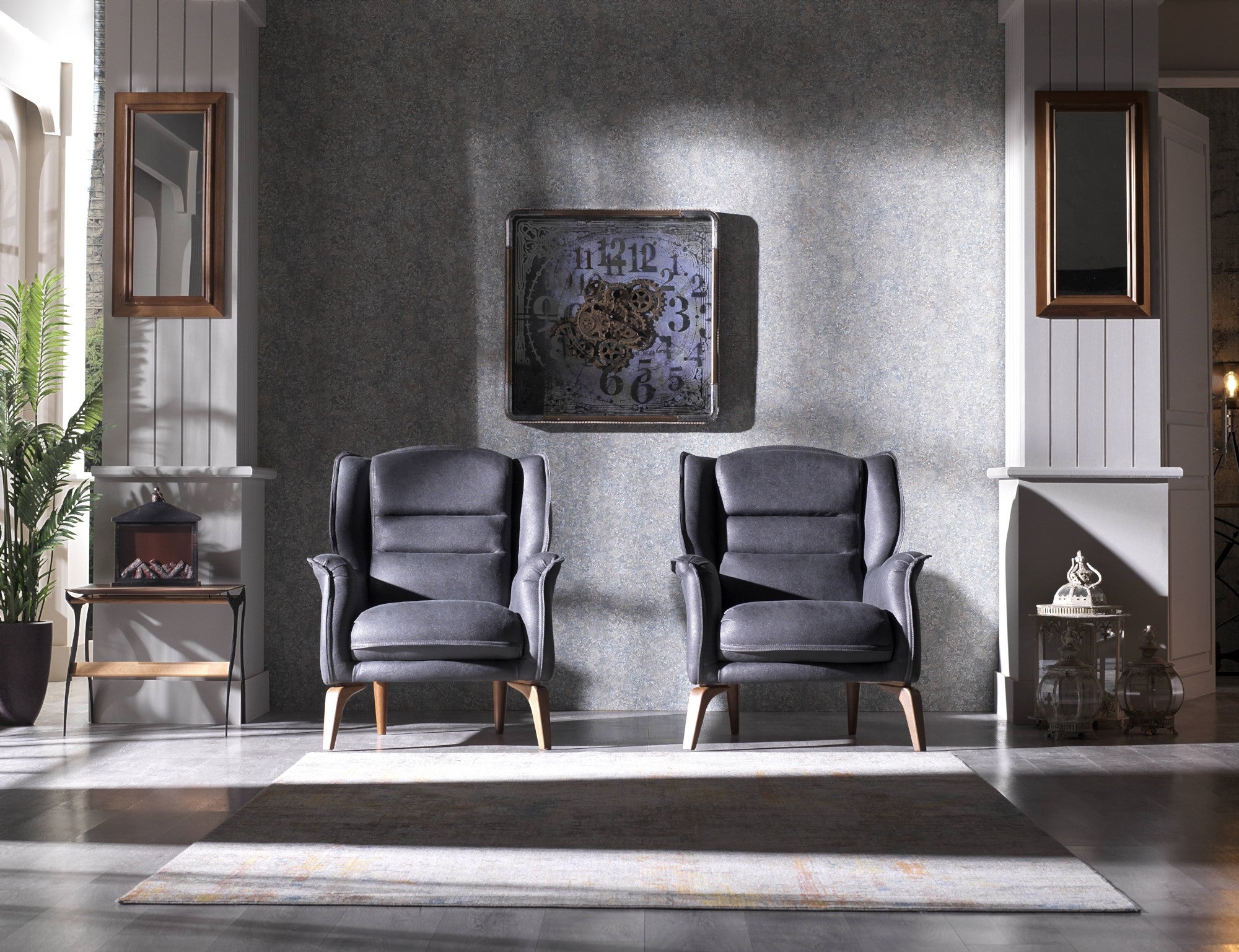 Florya Convertible Livingroom Set (2 Sofa & 2 Chair)