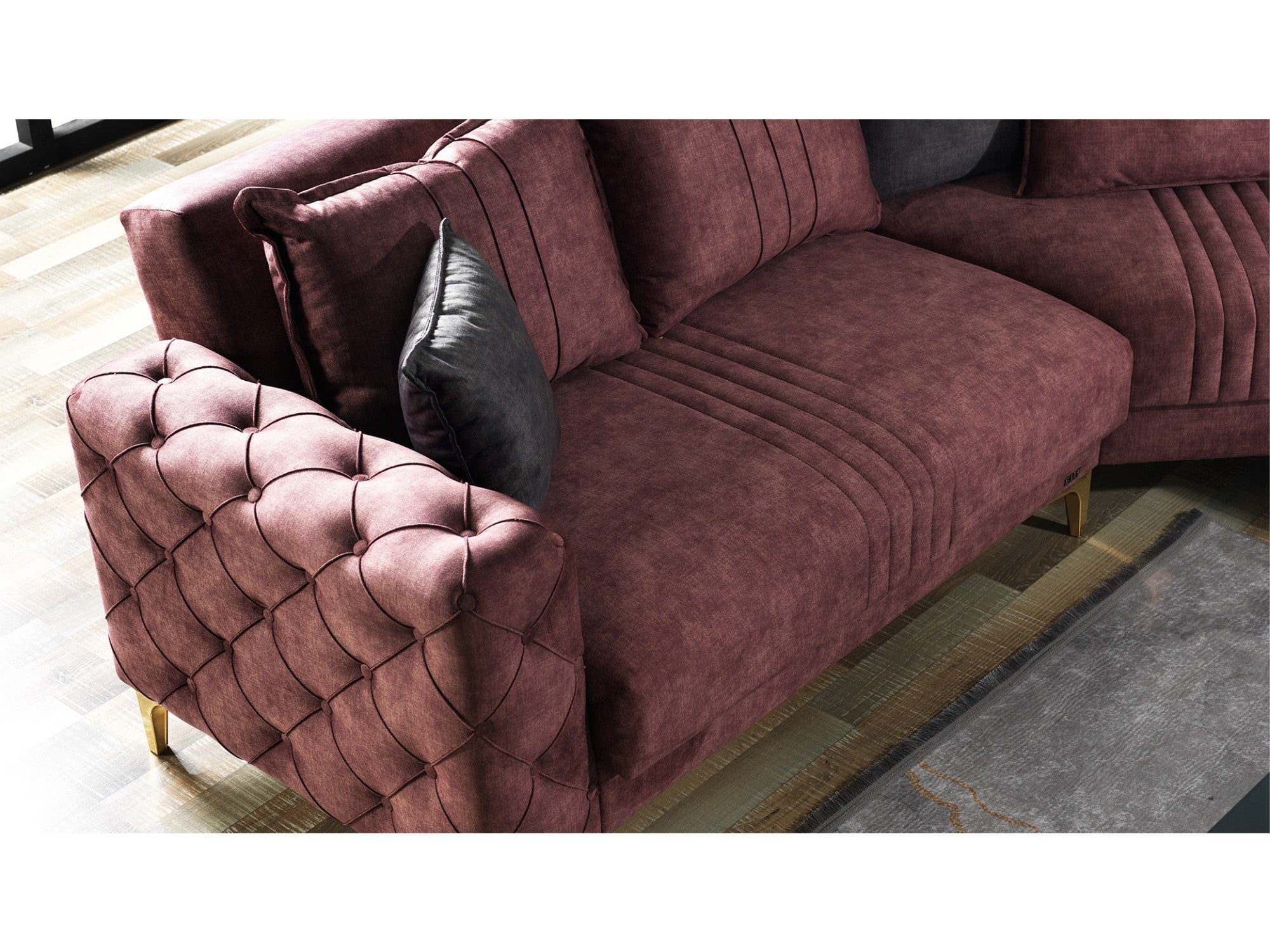 Flower Convertible Sectional