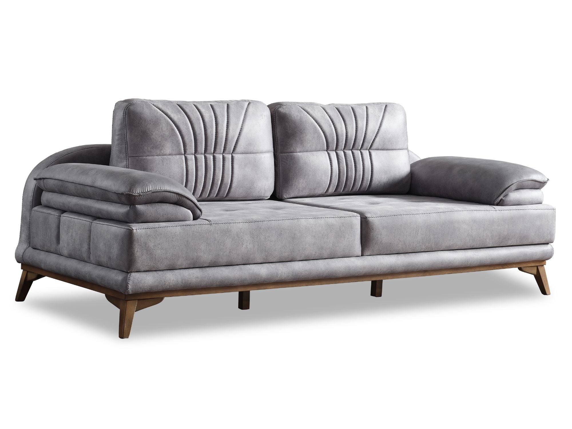 Golf Convertible Livingroom (2 Sofa & 2 Chair) Silver