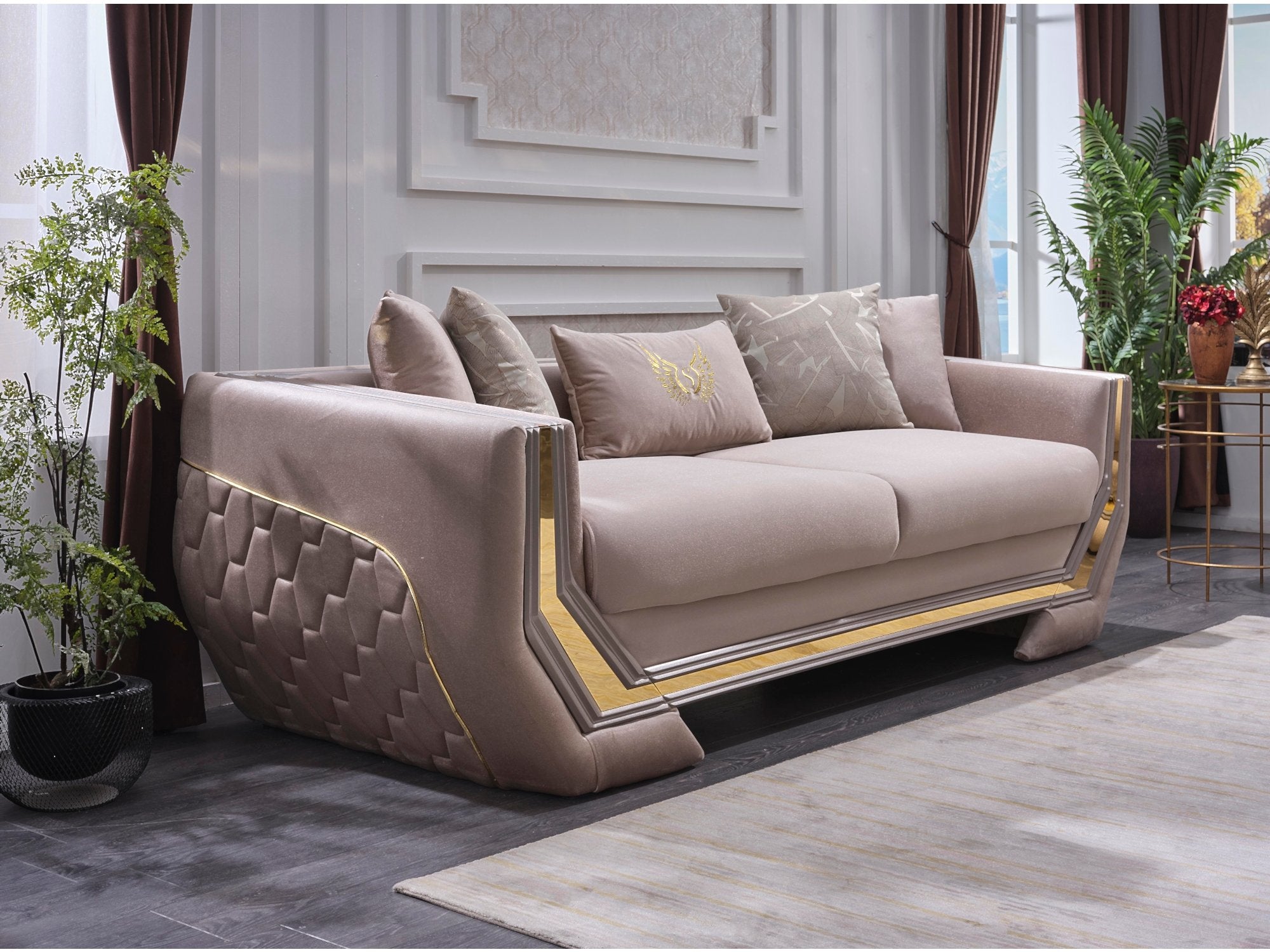 Hera Stationary Livingroom Set (2 Sofa & 2 Chair)