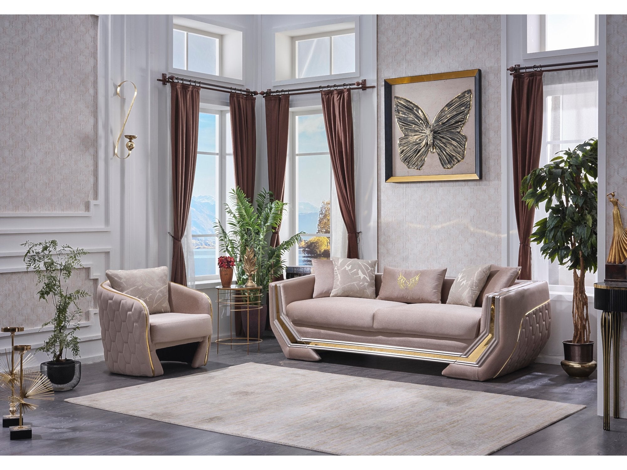 Hera Stationary Sofa