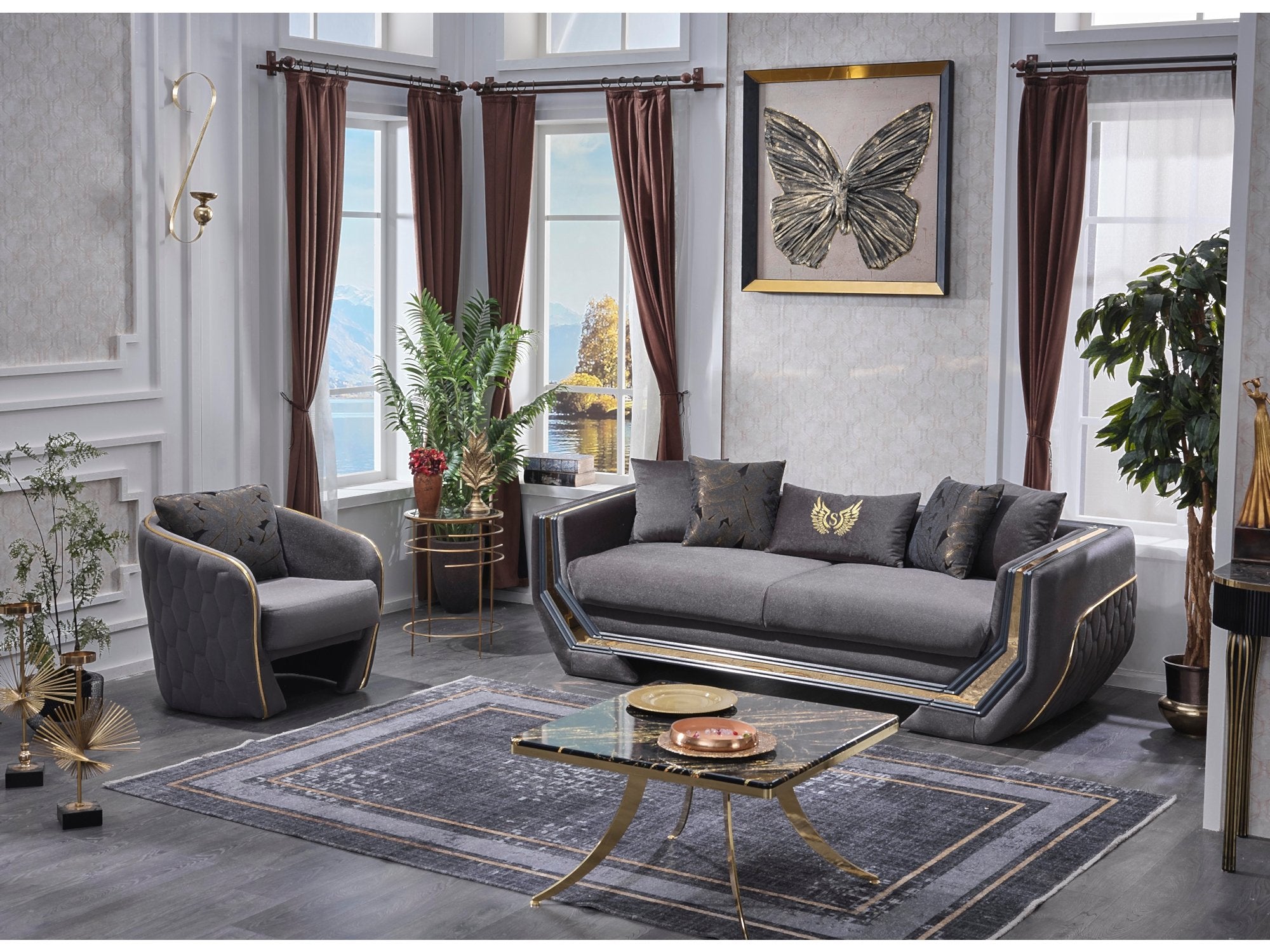 Hera Stationary Sofa