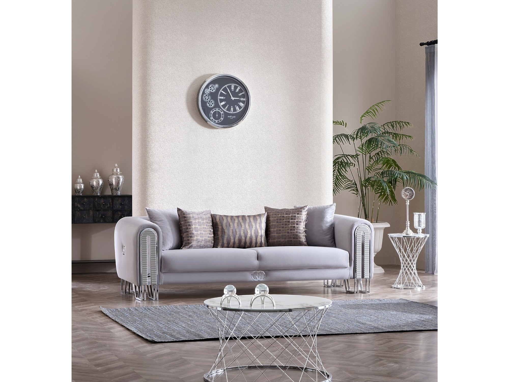 Kapadokya Stationary Sofa Grey