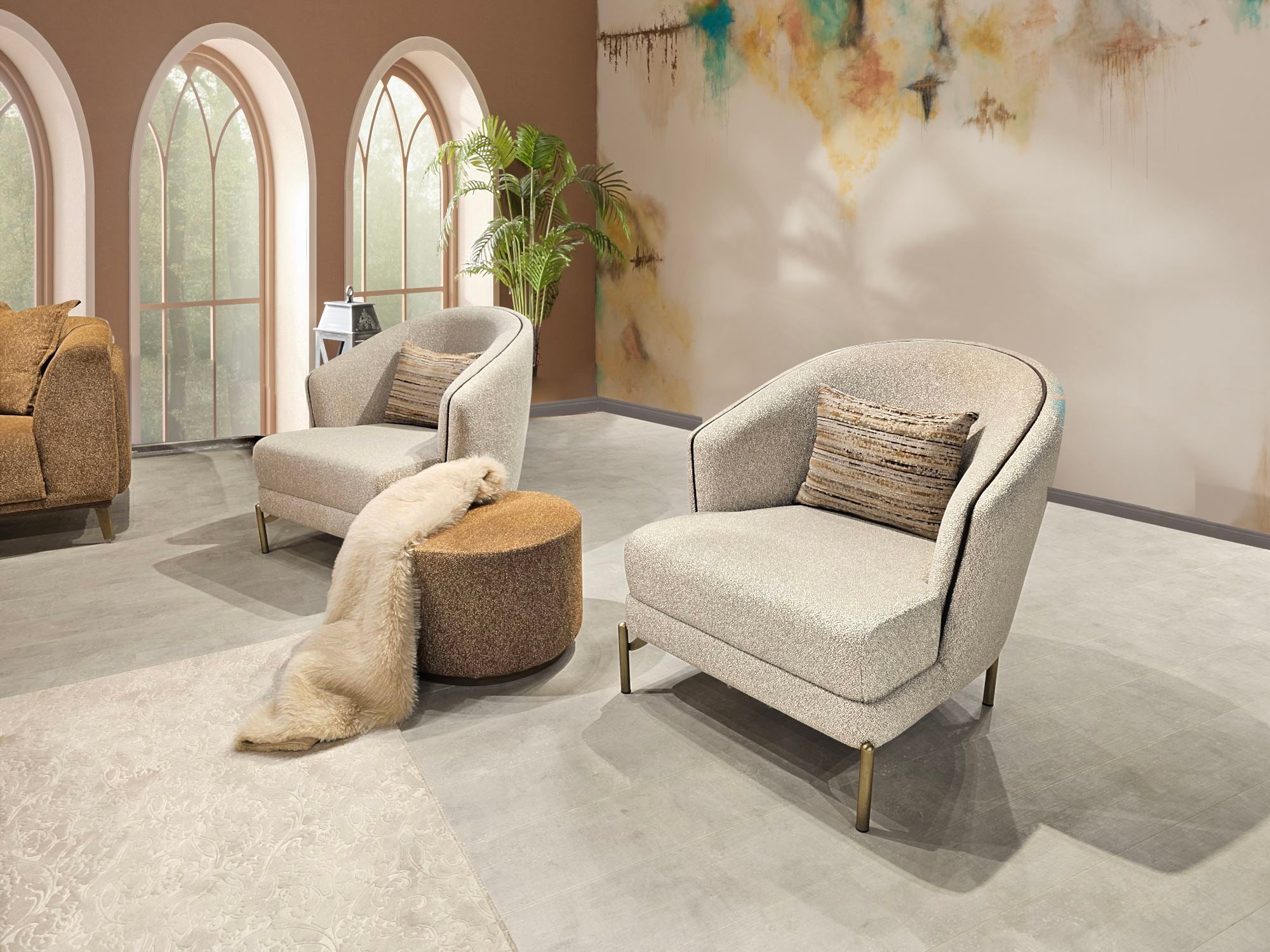 Urgup Stationary Livingroom Set (2 Sofa & 2 Chair)