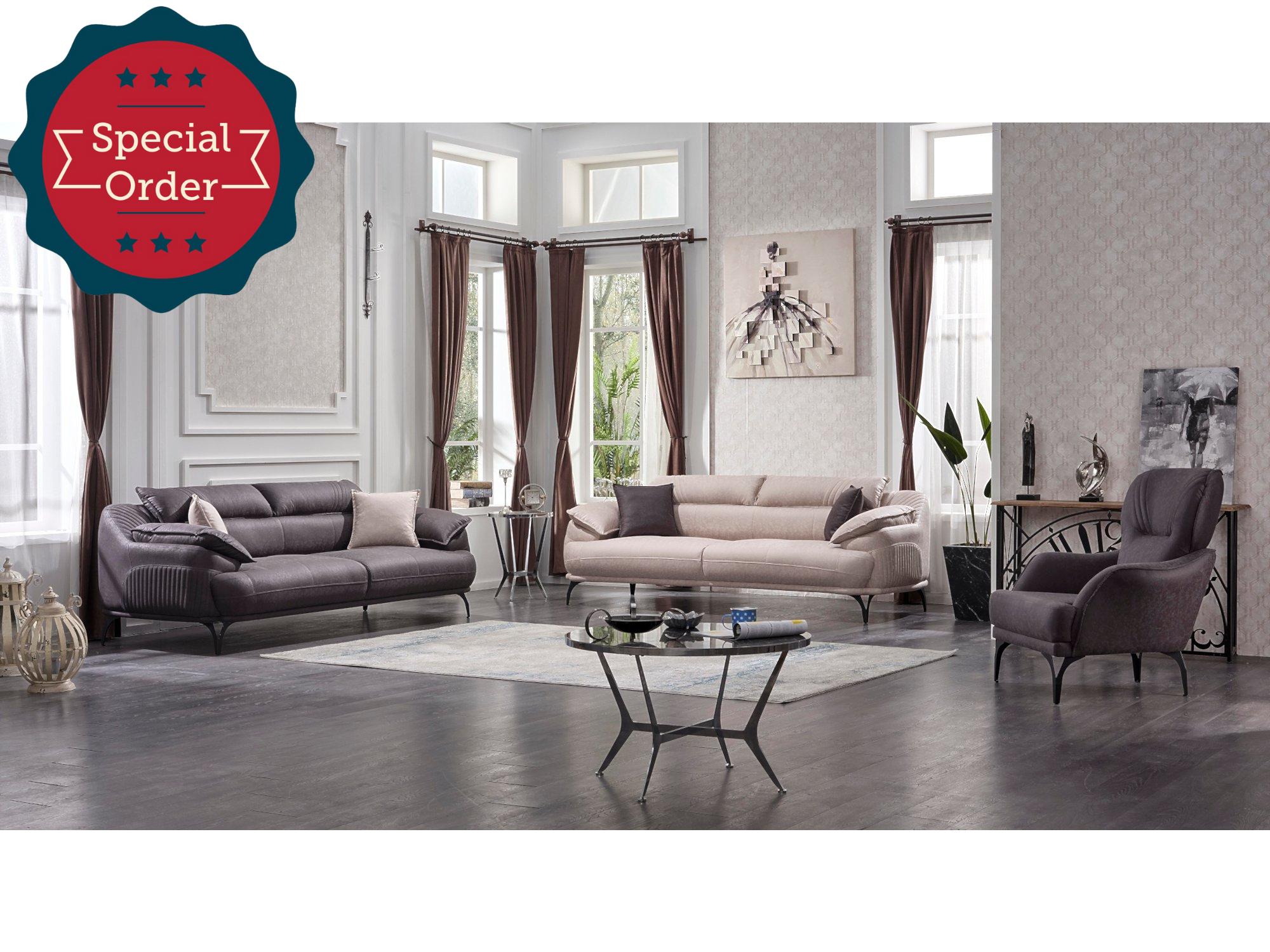 Laura Convertible Livingroom Set (2 Sofa & 2 Chair)