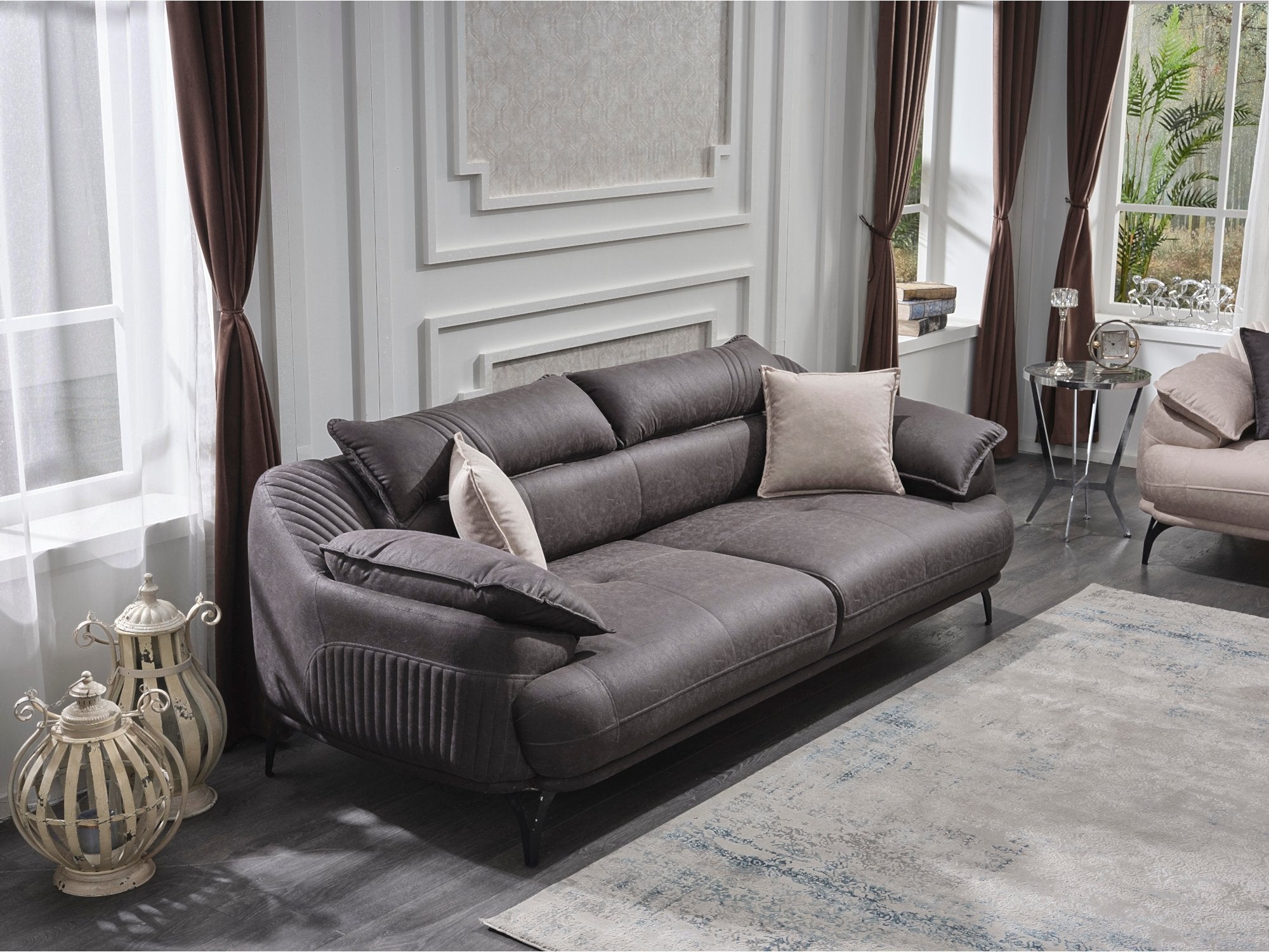 Laura Convertible Livingroom Set (2 Sofa & 2 Chair)