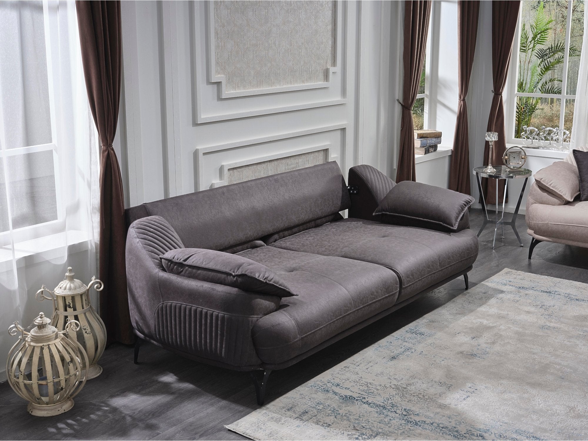 Laura Convertible Livingroom Set (2 Sofa & 2 Chair)