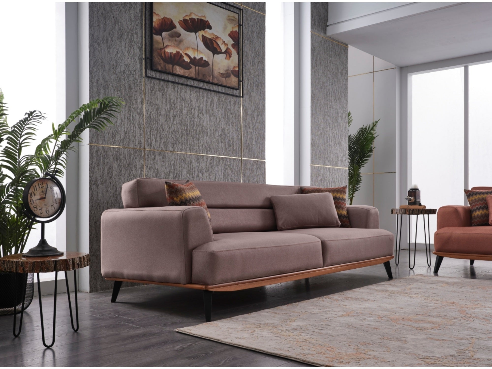 Marsilya Convertible Livingroom Set (2 Sofa & 2 Chair)