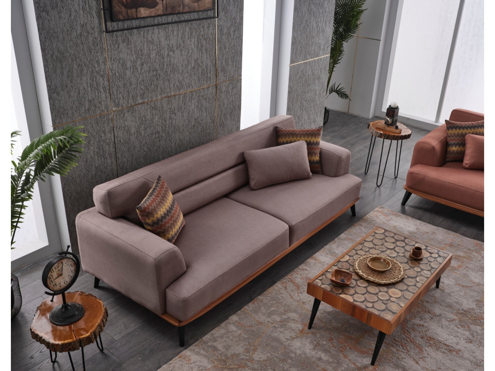 Marsilya Convertible Livingroom Set (2 Sofa & 2 Chair)