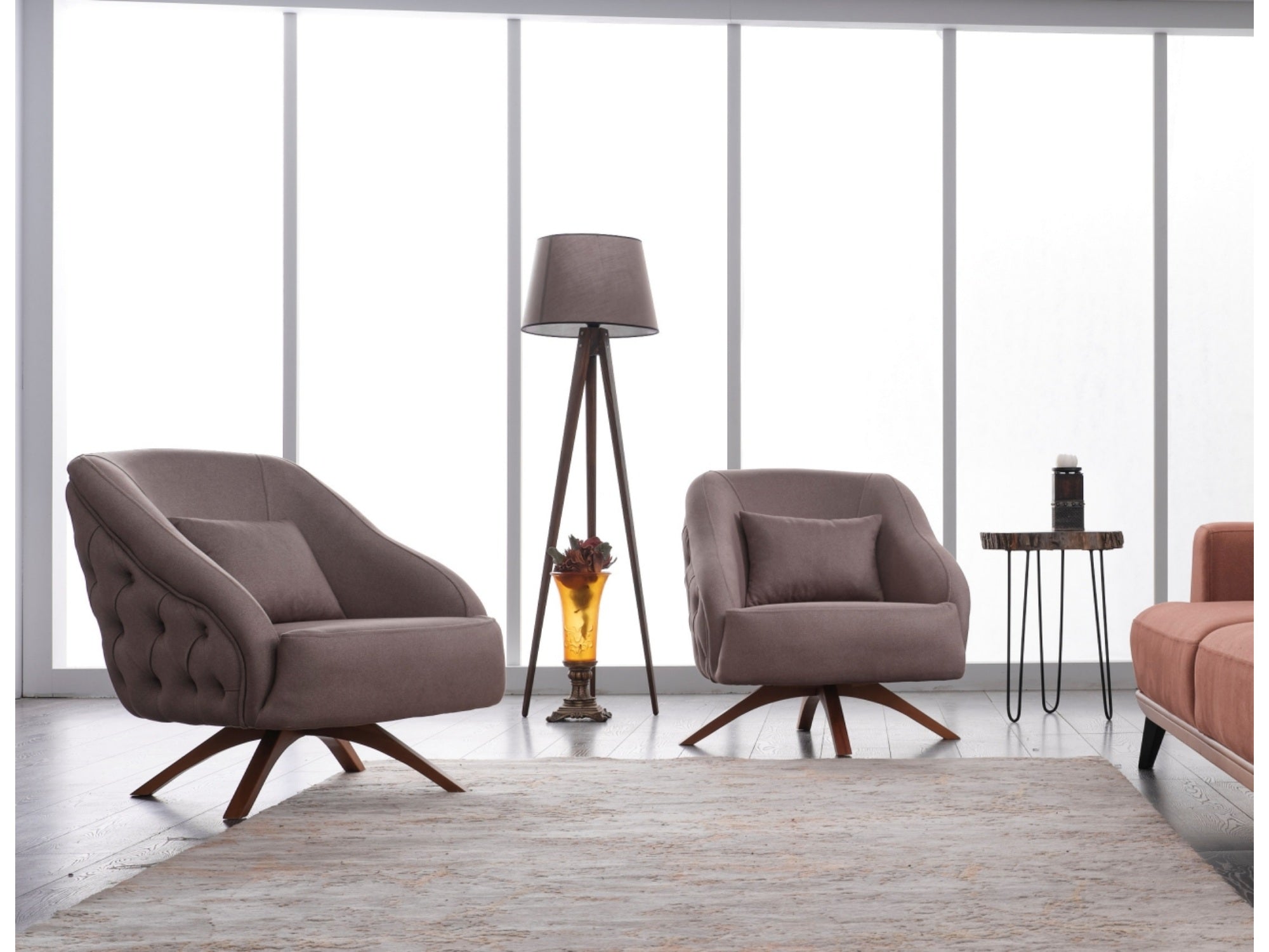 Marsilya Convertible Livingroom Set (2 Sofa & 2 Chair)