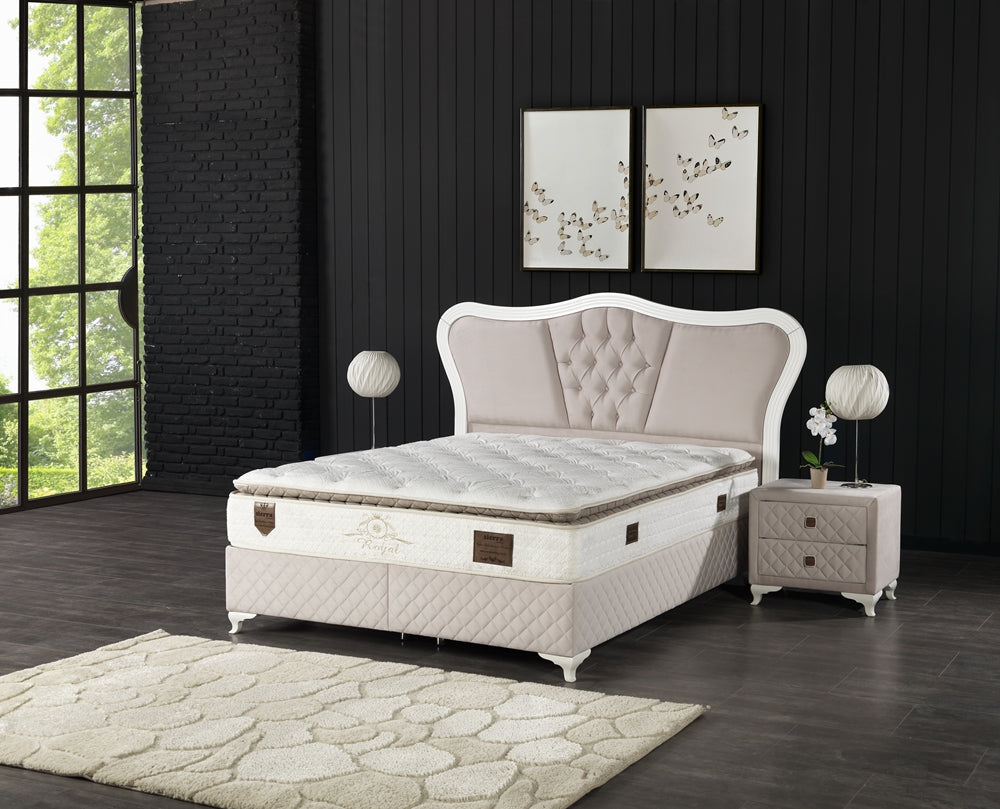 Bianco Storage Bed Cream