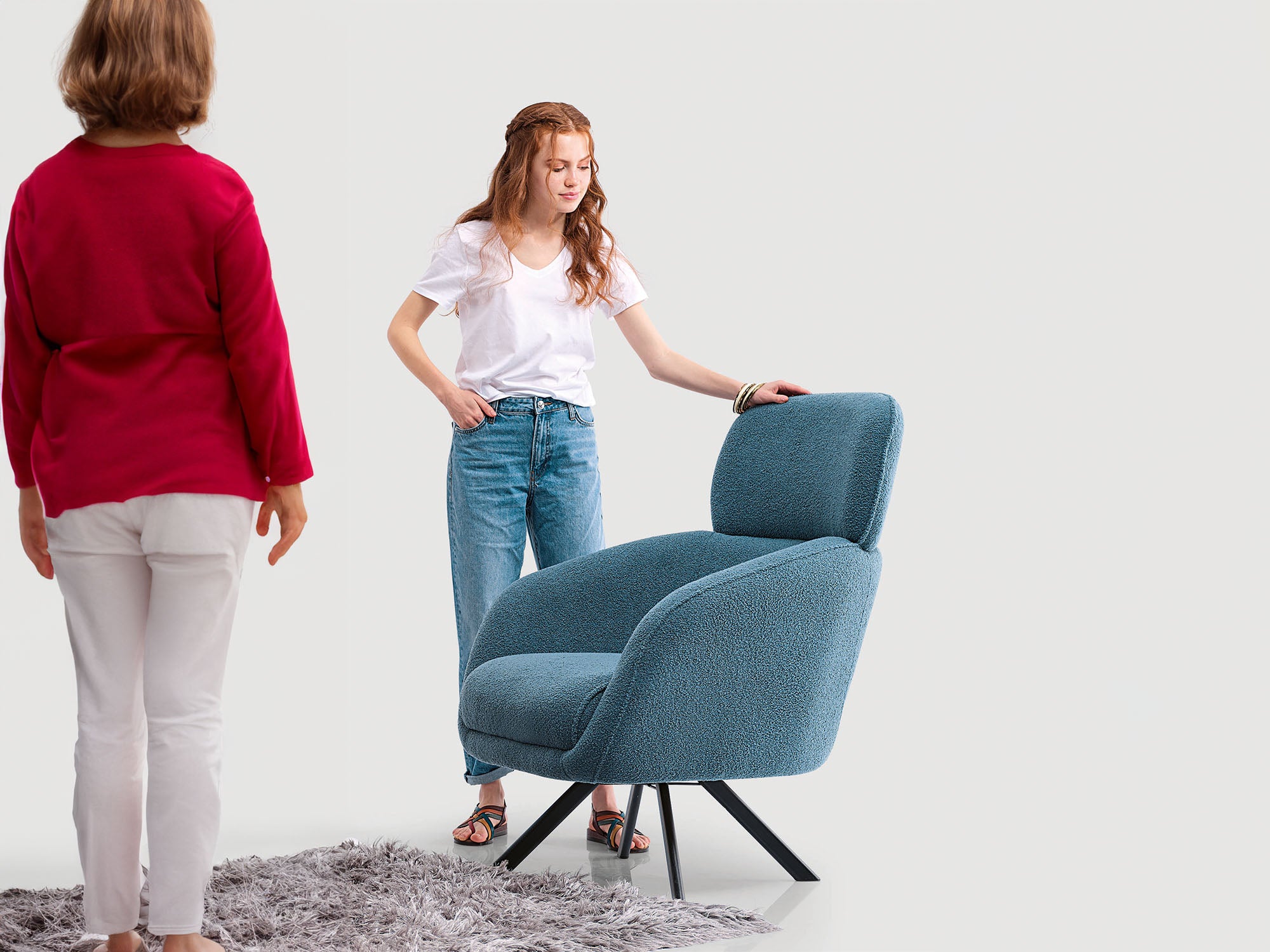 Moon Convertible Livingroom Set (2 Sofa & 2 Chair)