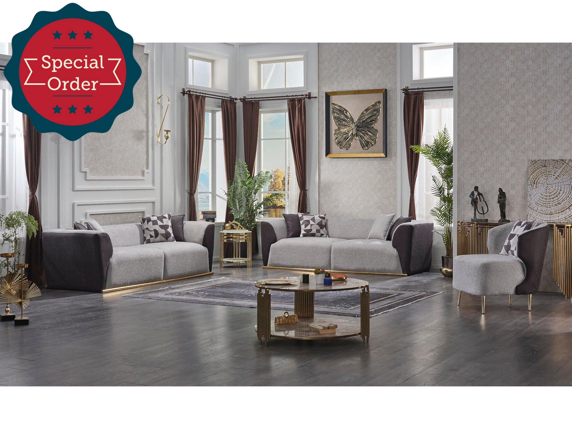 Motto Stationary Livingroom Set (2 Sofa & 2 Chair)