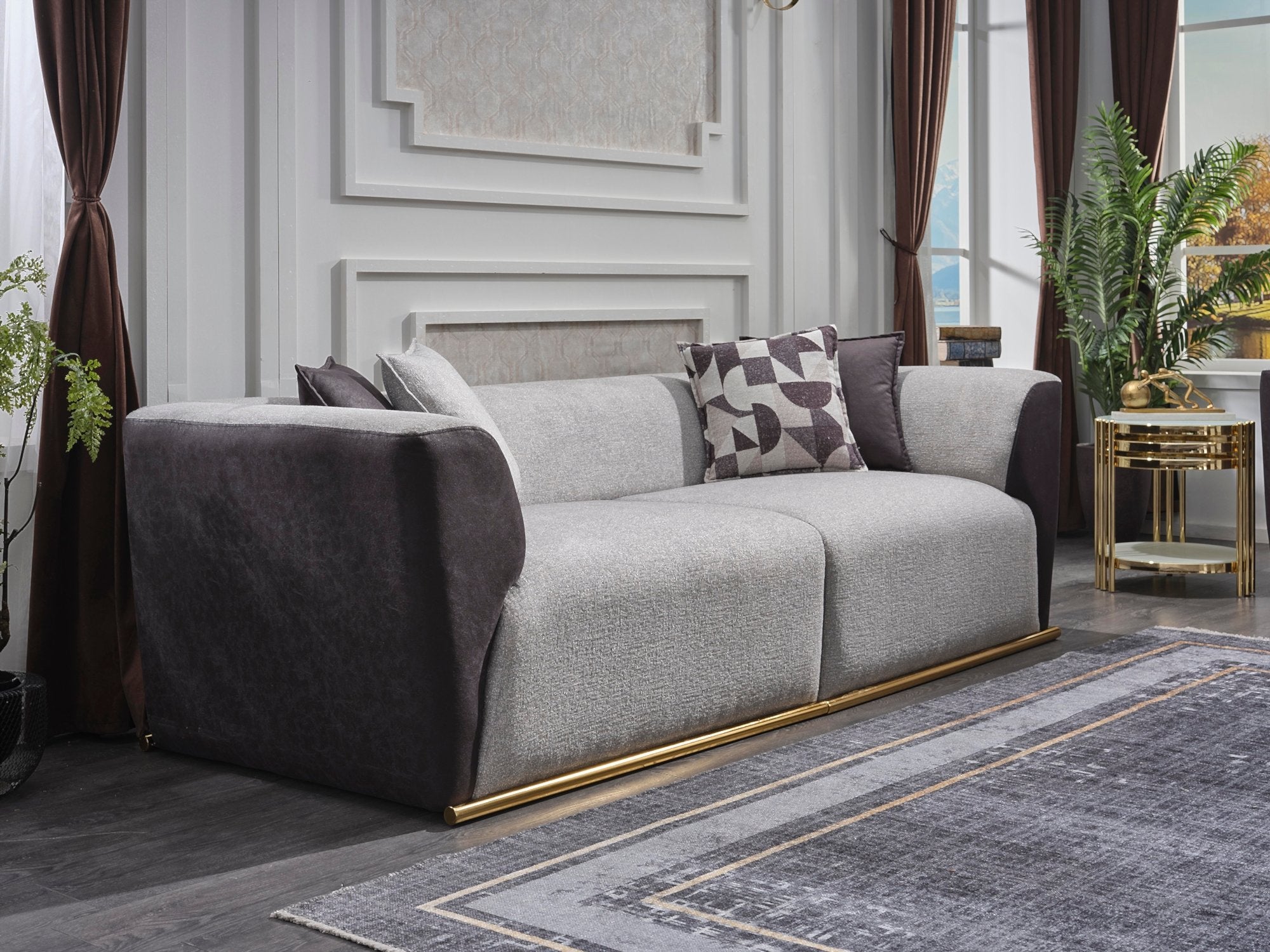 Motto Stationary Livingroom Set (2 Sofa & 2 Chair)