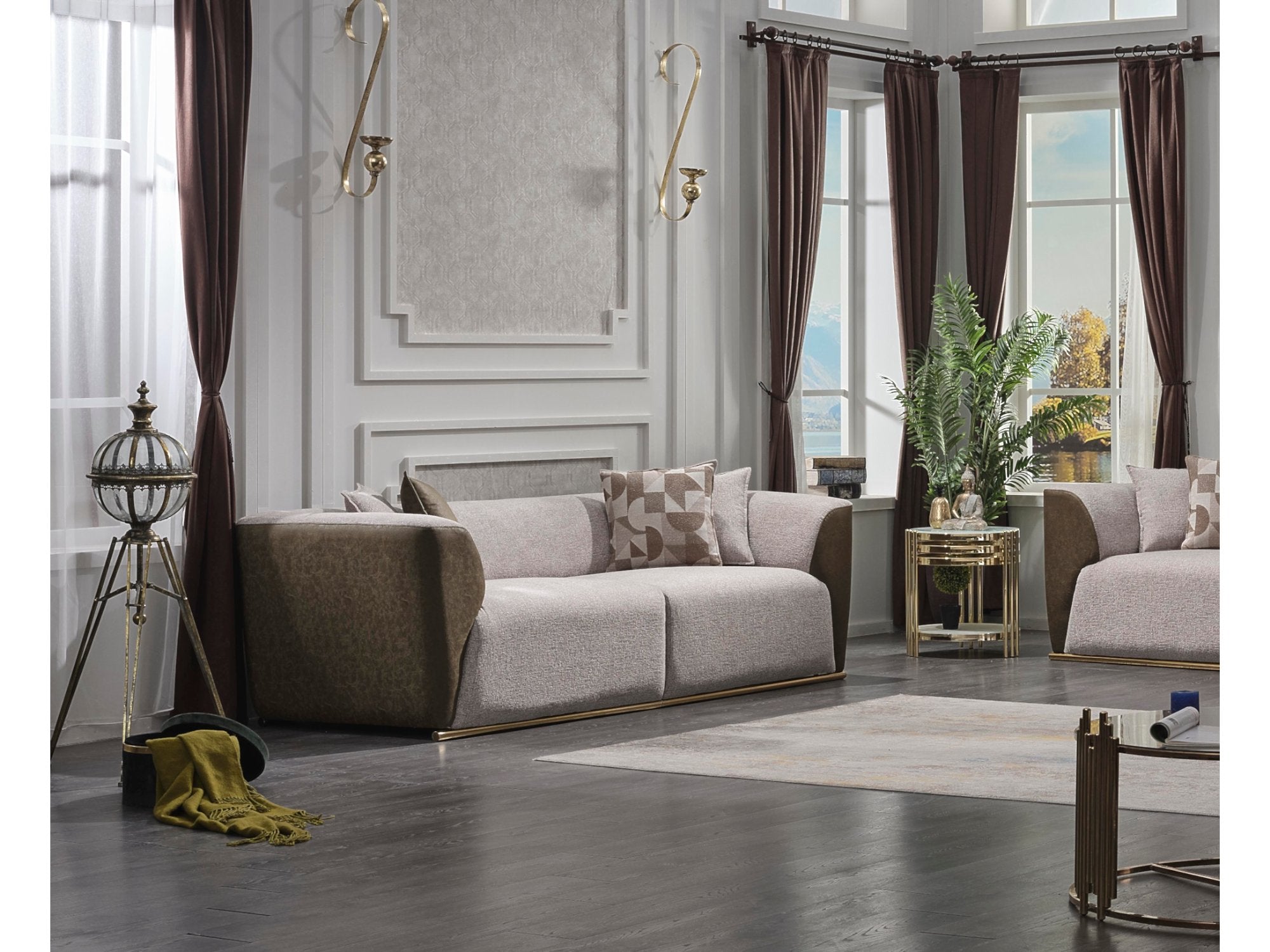 Motto Stationary Livingroom Set (2 Sofa & 2 Chair)