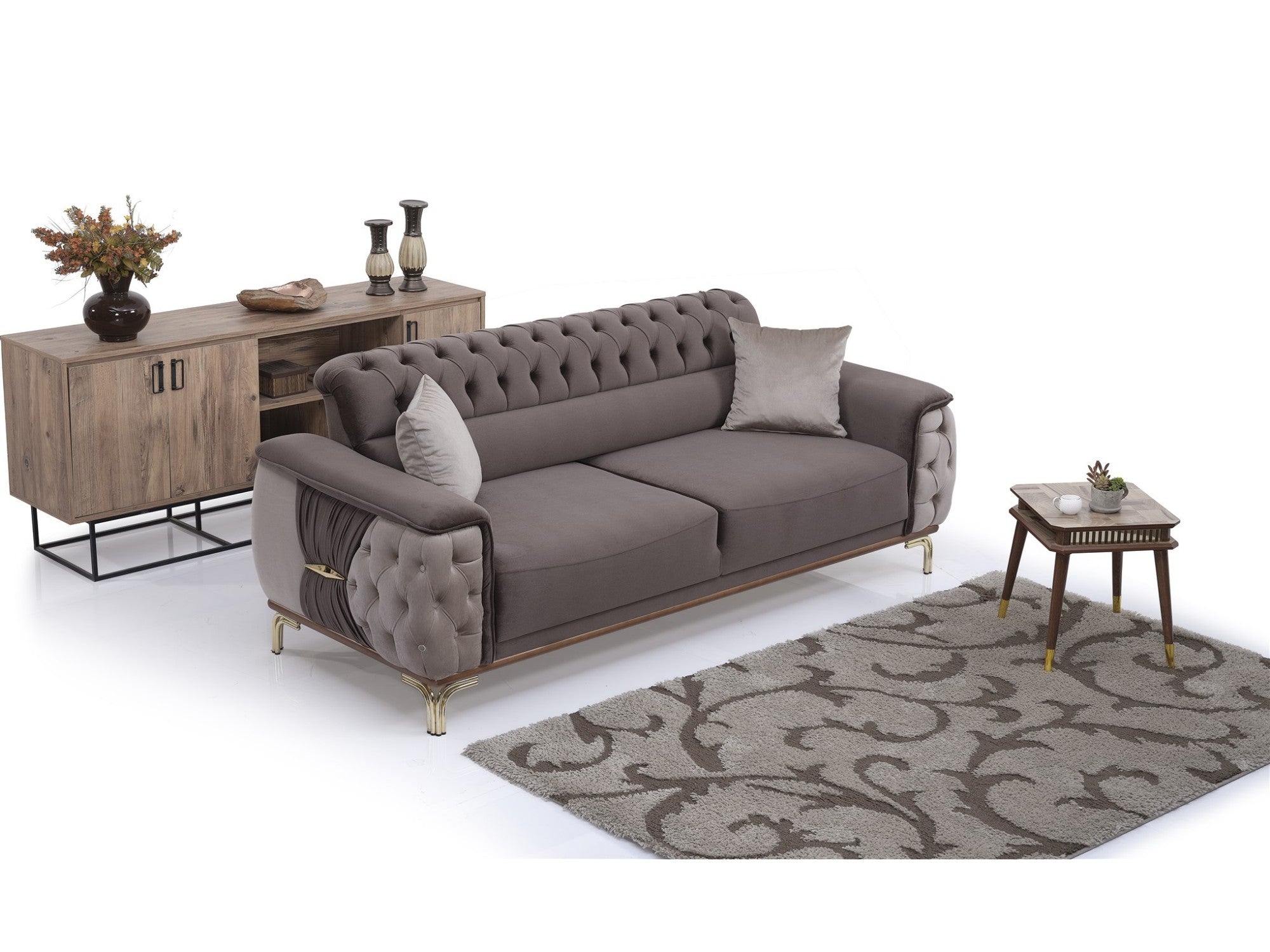New York Convertible Livingroom Set (2 Sofa & 2 Chair)