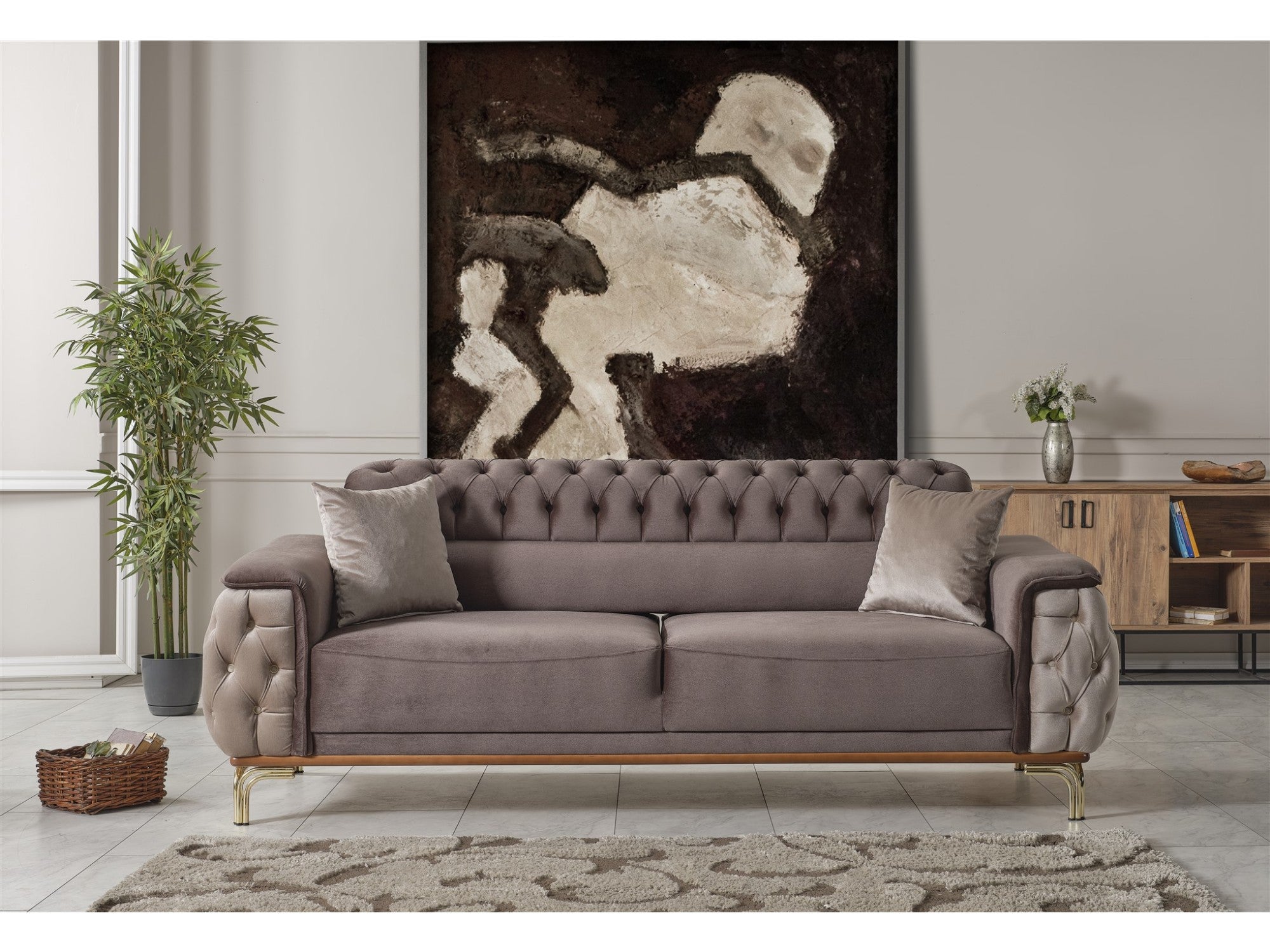 New York Convertible Livingroom Set (2 Sofa & 2 Chair)